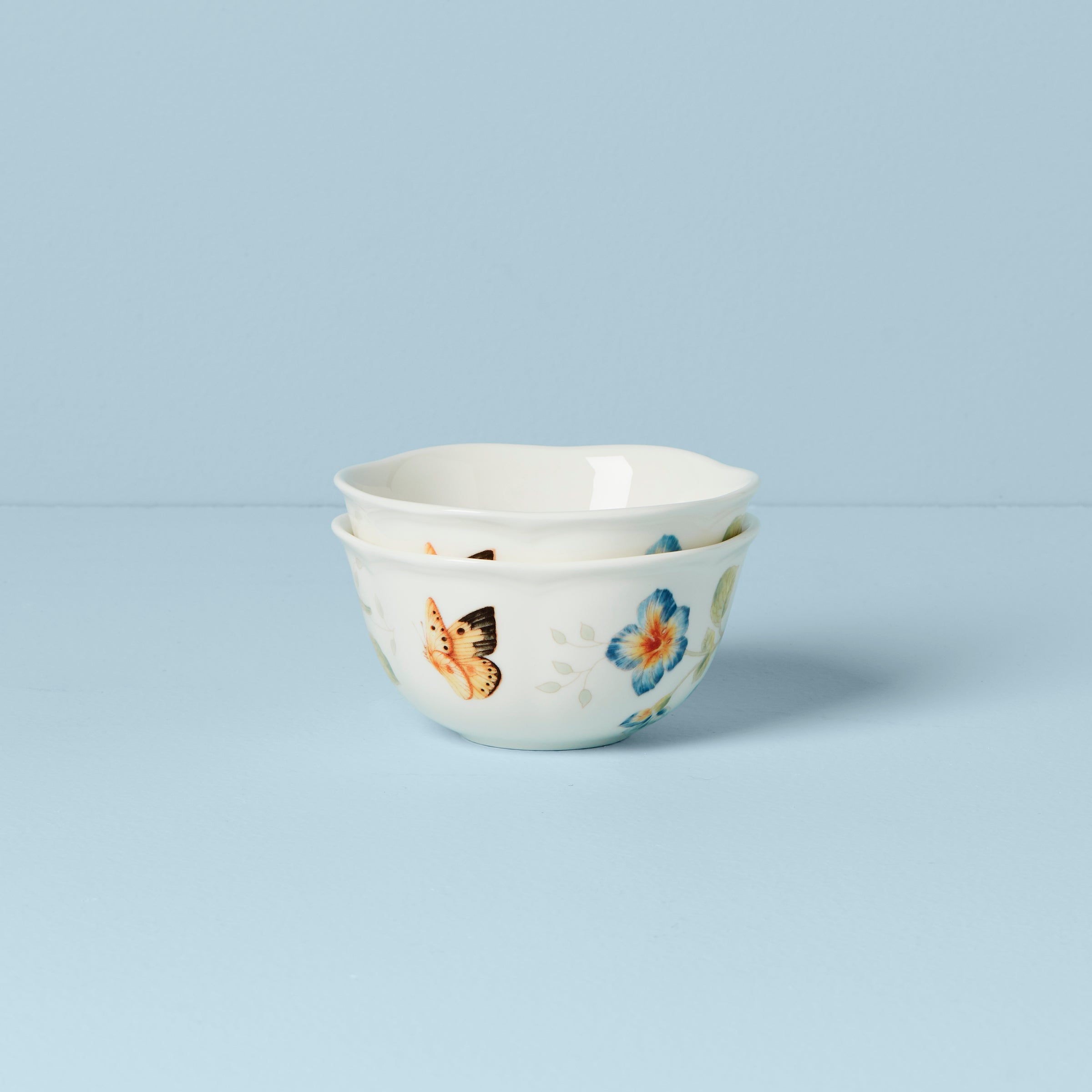 Alternative view of Butterfly Meadow 2 Piece Dessert Bowl Set