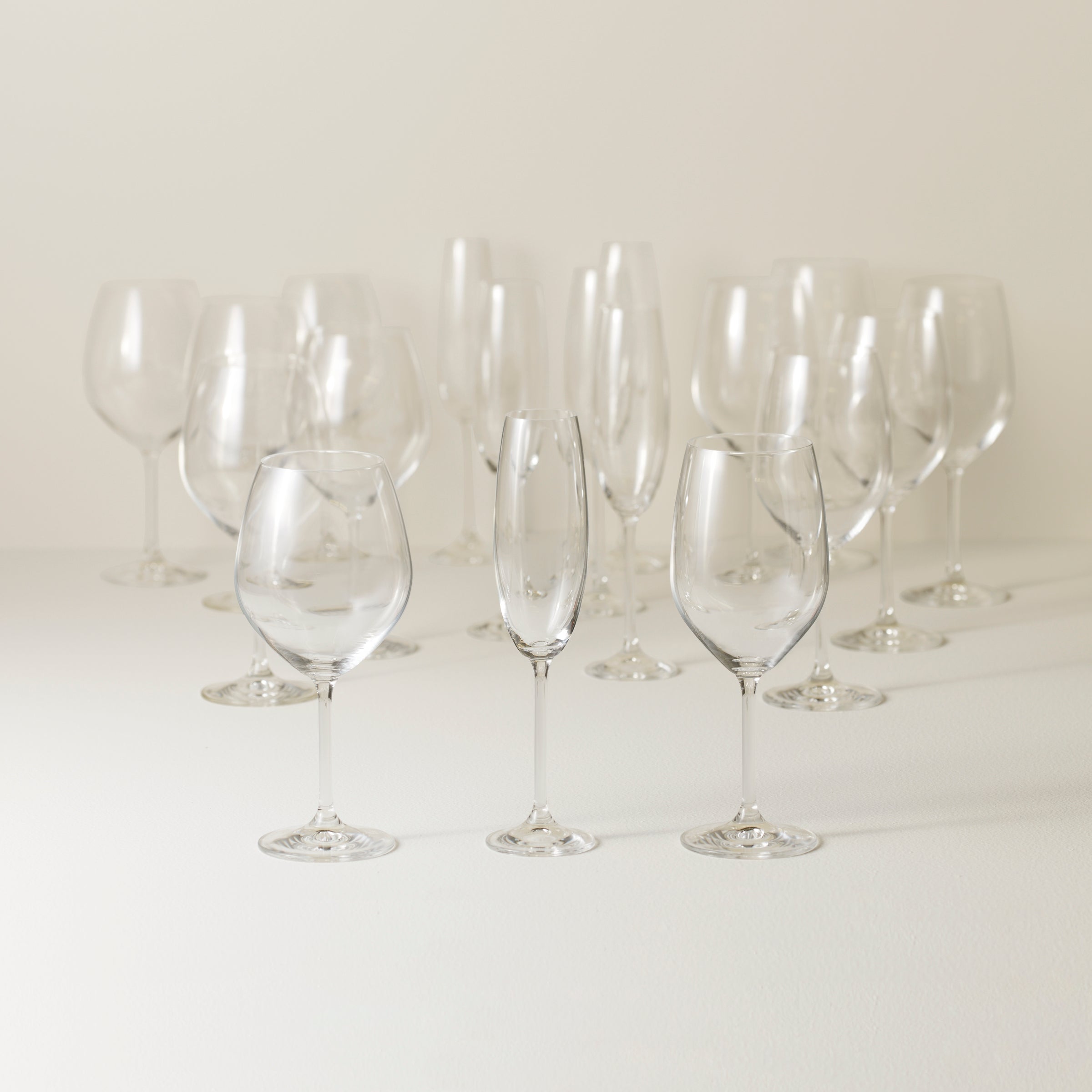 Tuscany Classics Mixed Wine Glasses   Set Of 18