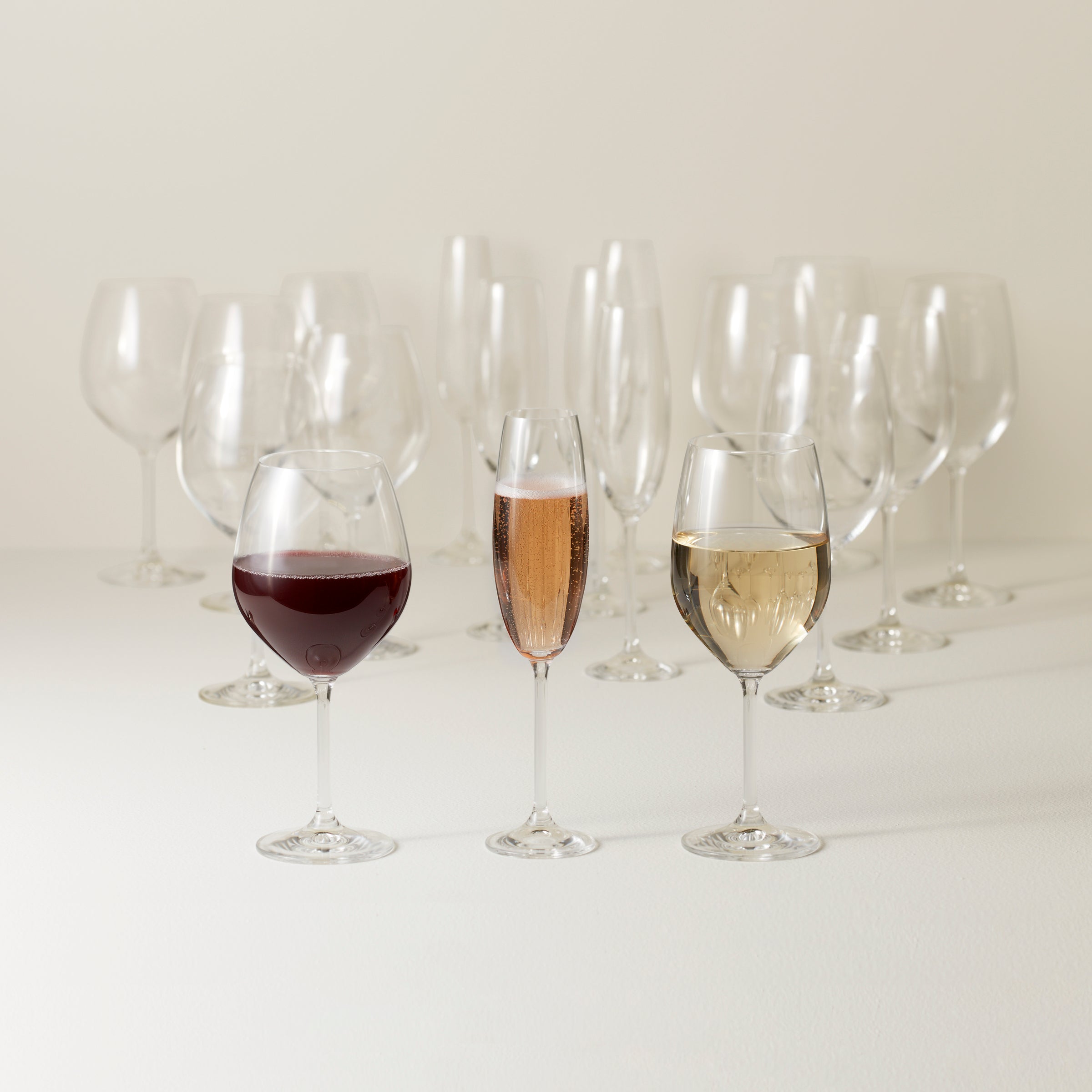 Alternative view of Tuscany Classics Mixed Wine Glasses   Set Of 18