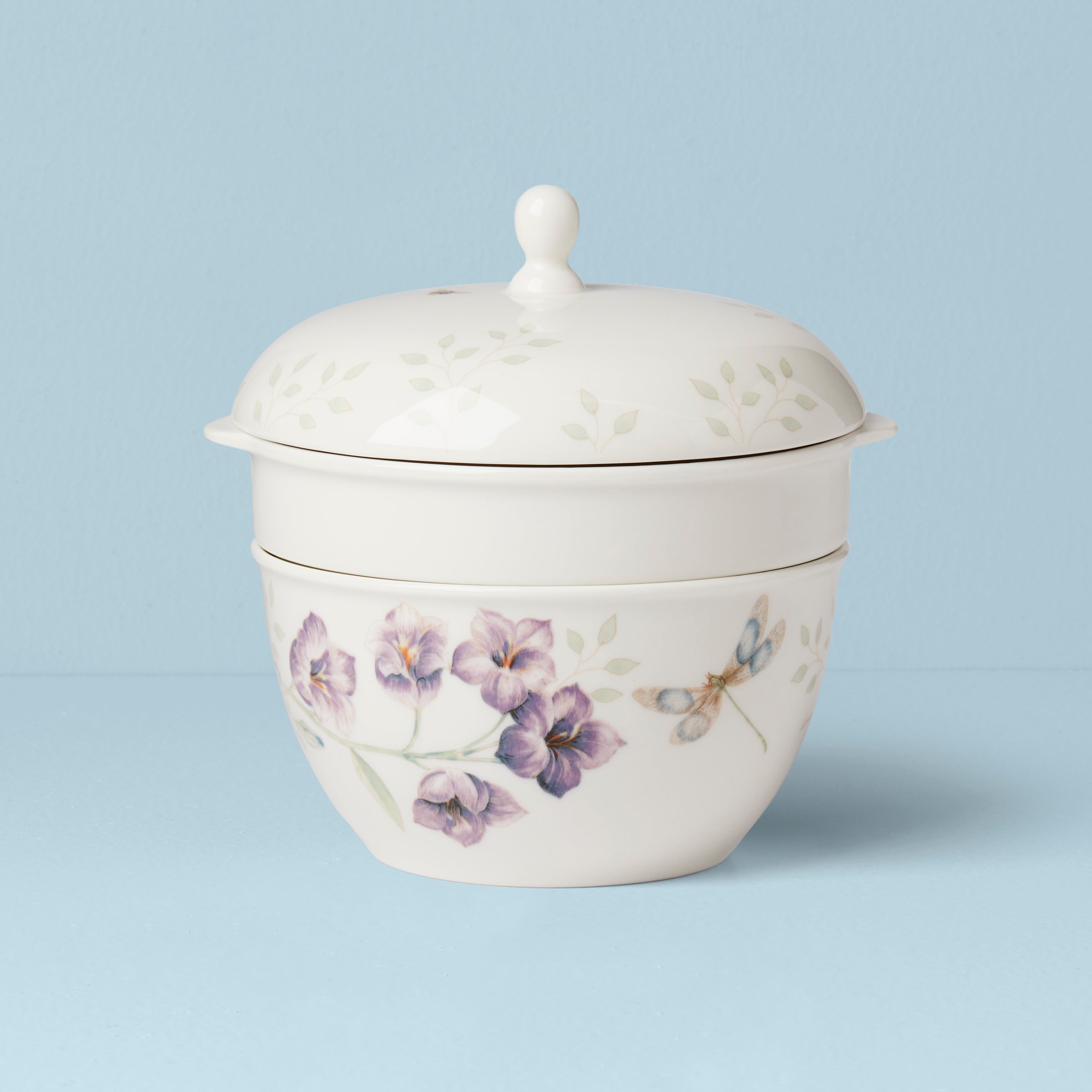 Alternative view of Butterfly Meadow 3 Piece Stackable Bowl Set