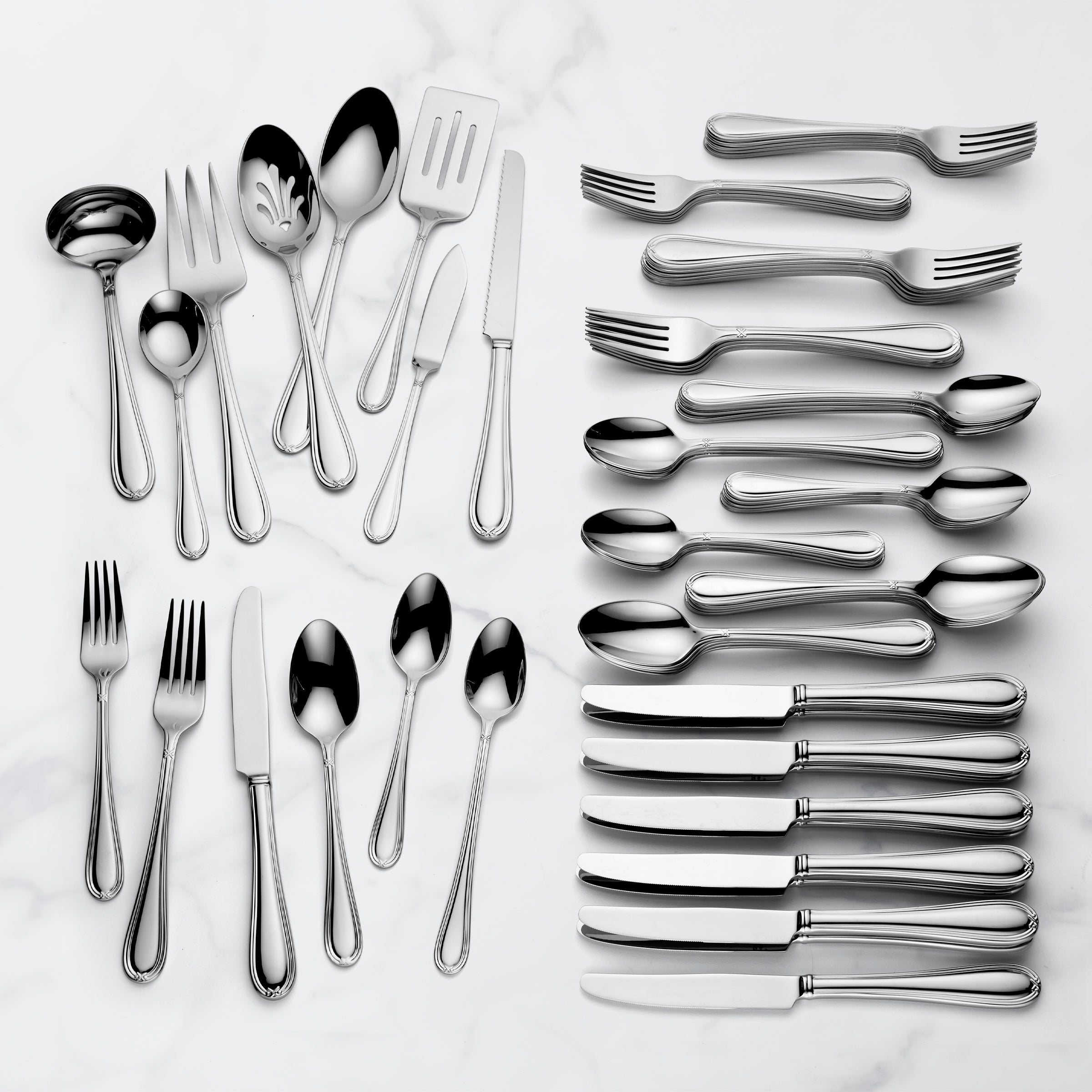 Alternative view of Ashbridge 80 Piece Flatware Set