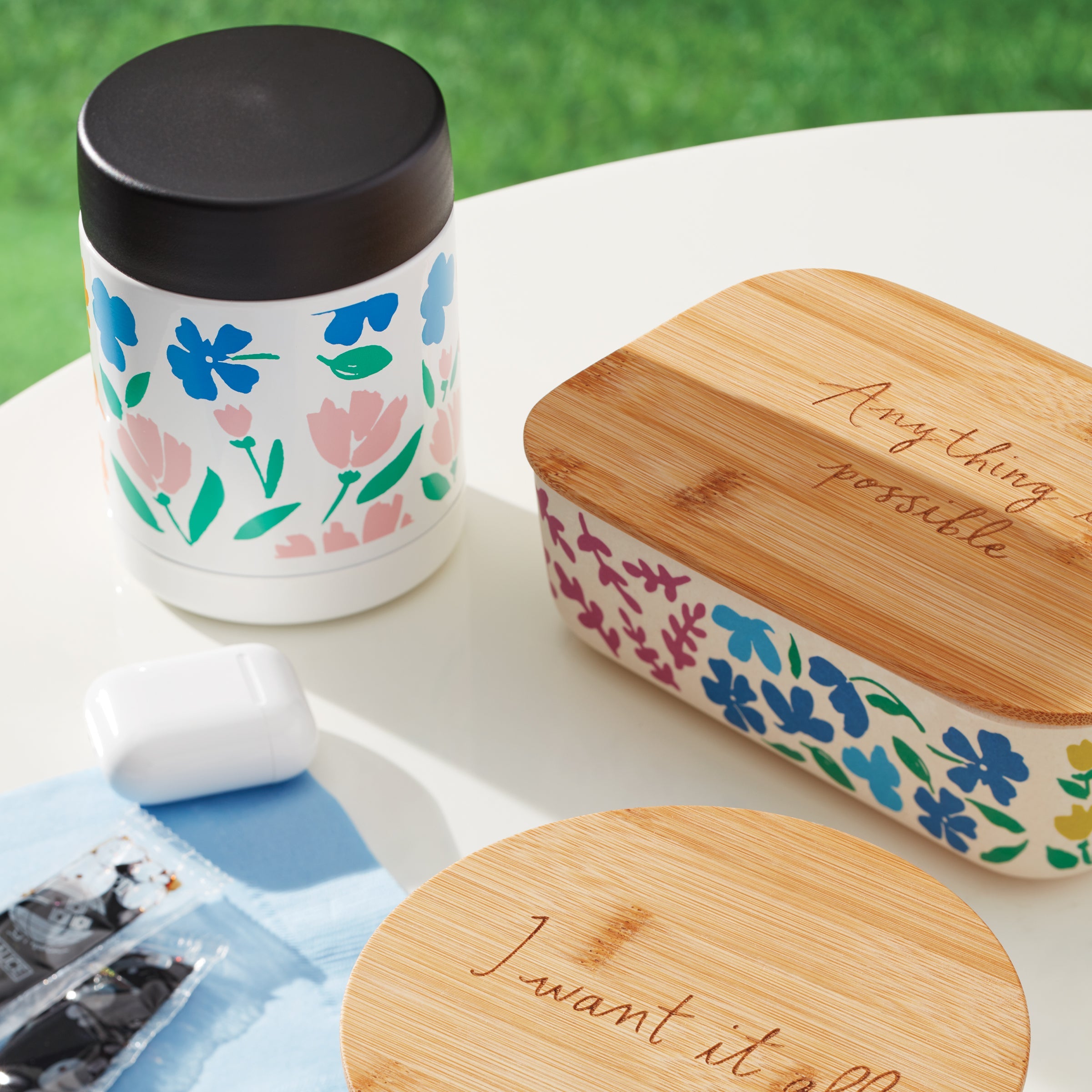 Floral Fields 2 Pc Container Set - Image 3