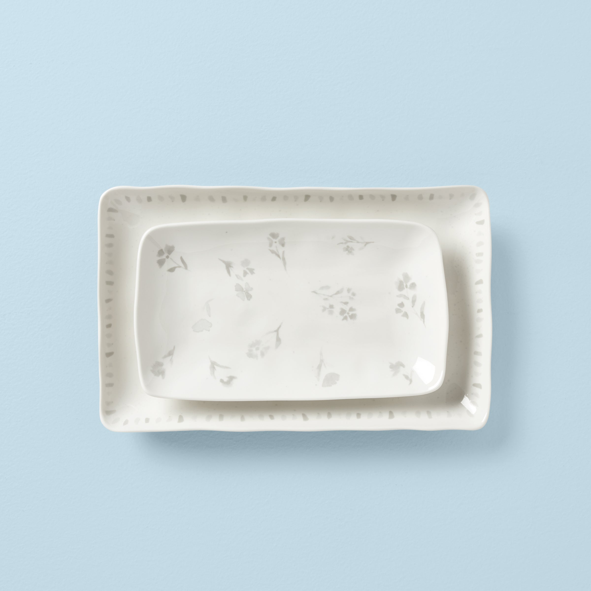 Oyster Bay 2 Piece Nesting Serving Platters