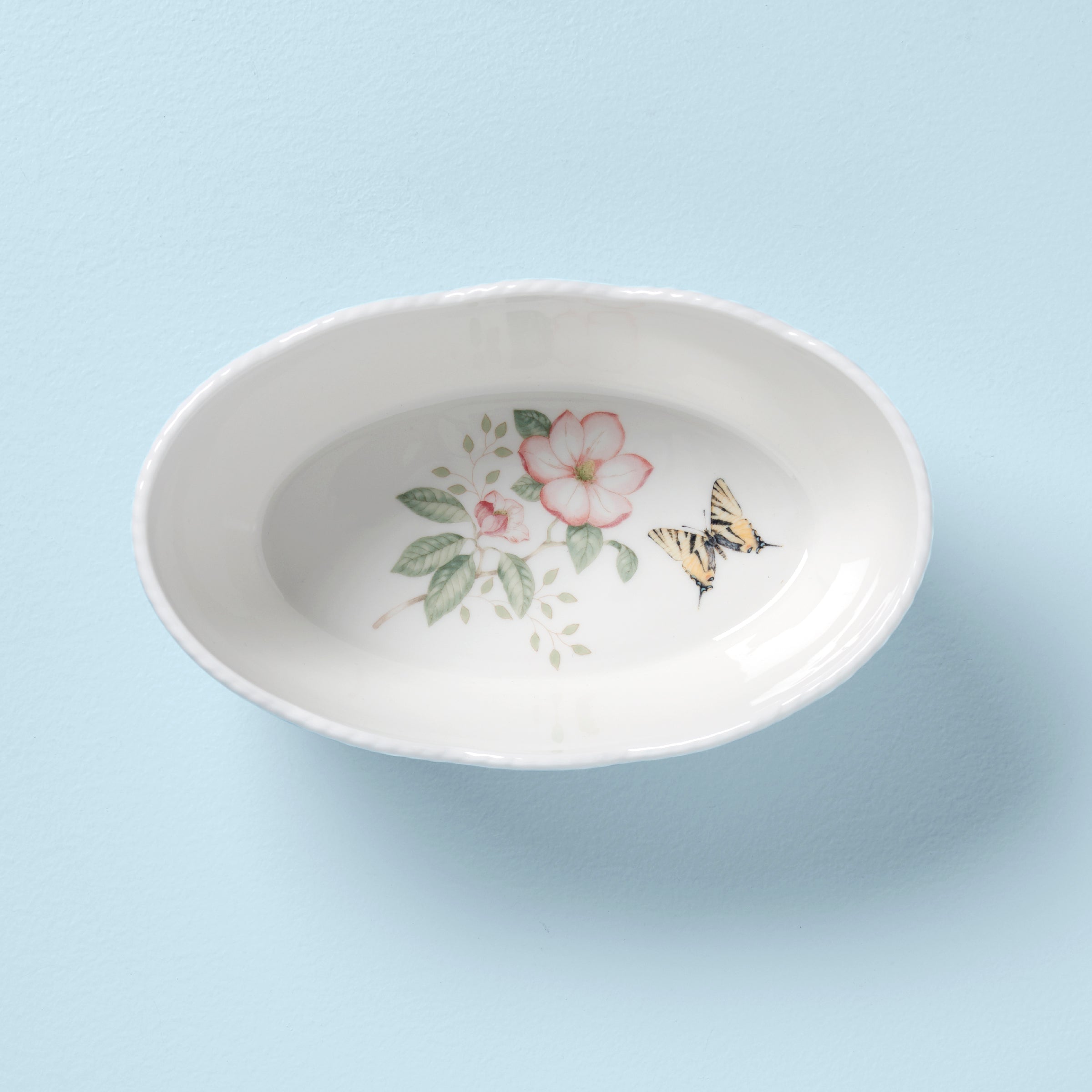 Alternative view of Butterfly Meadow Bread Basket