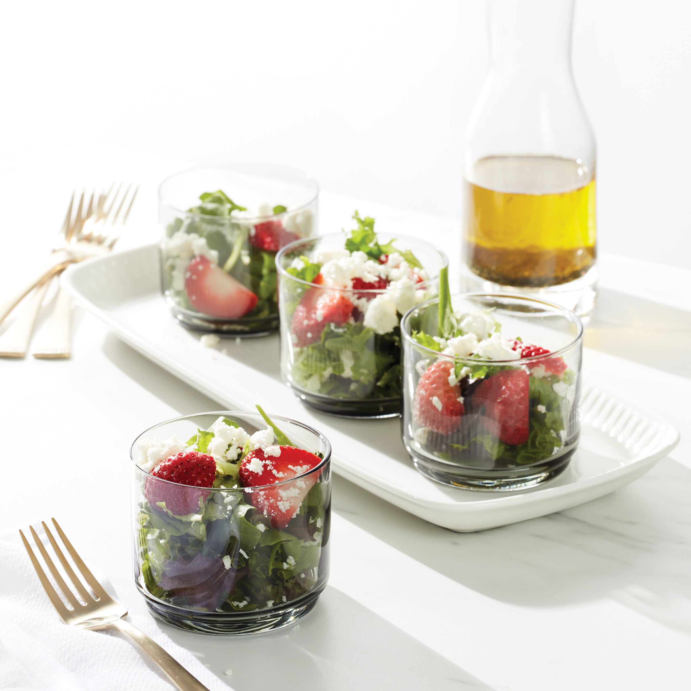 Tuscany Classics Stackable Smoke Short Glasses Set Of 4 - Image 3