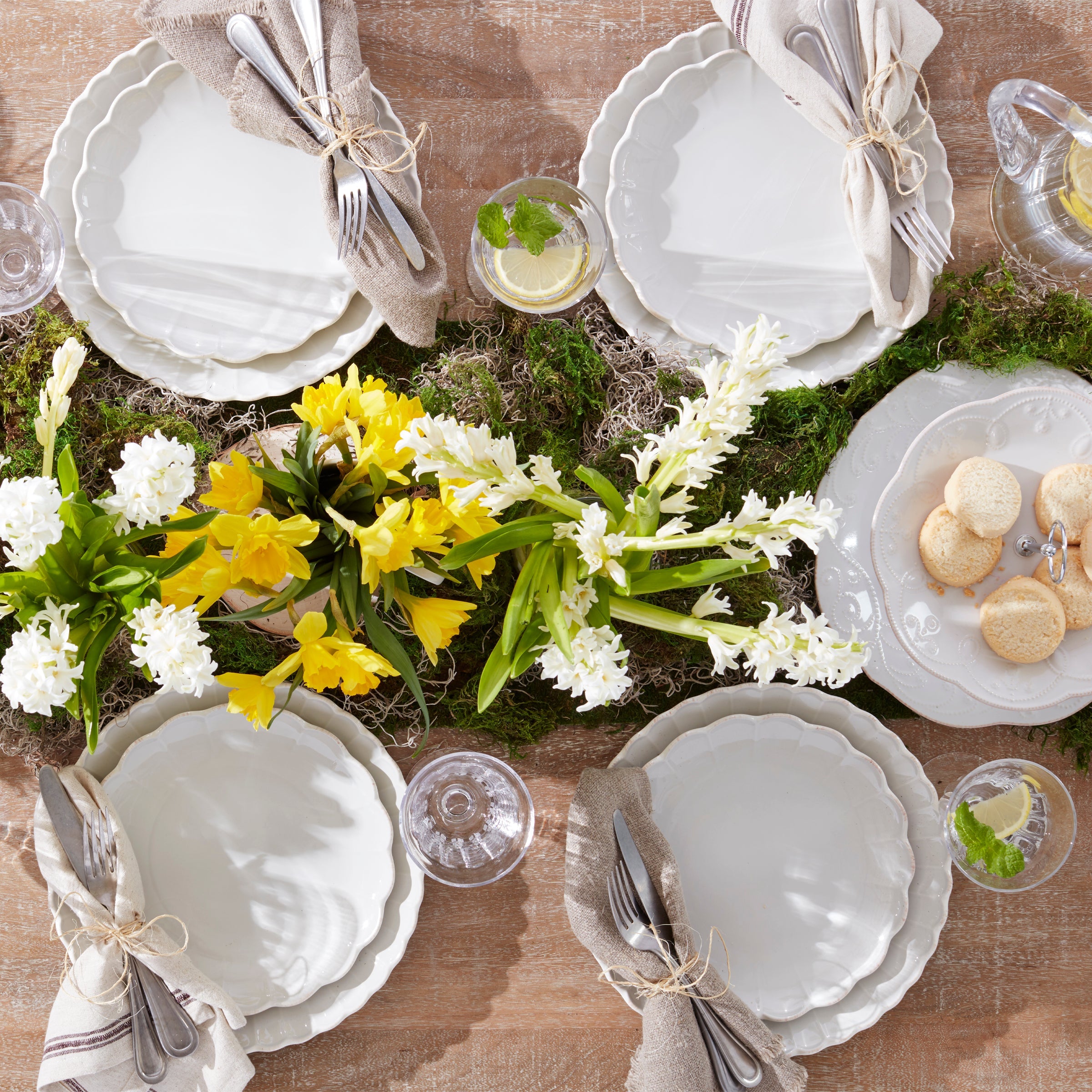 French Perle Scallop 4 Piece Place Setting - Image 11