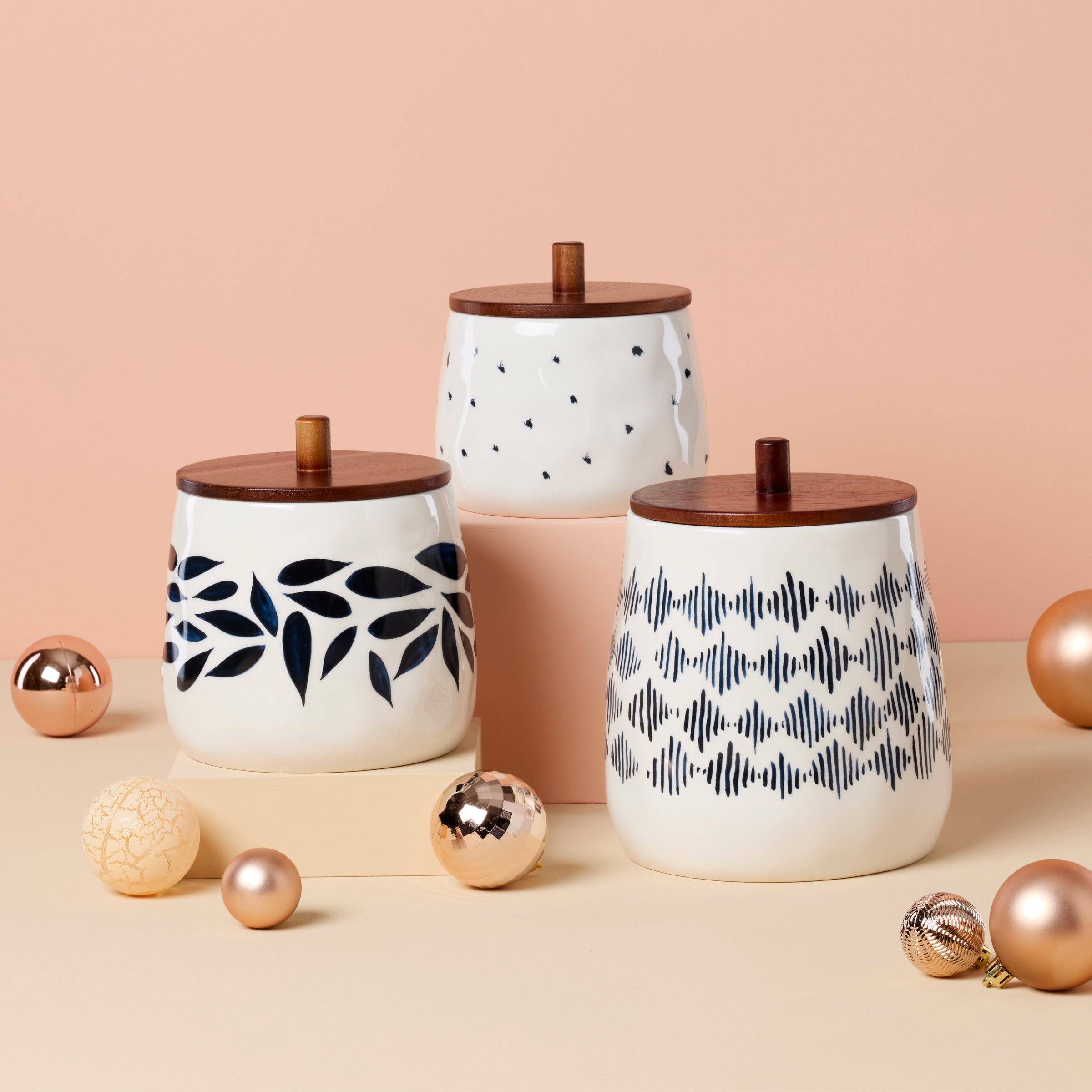 Alternative view of Blue Bay 3 Piece Canister Set