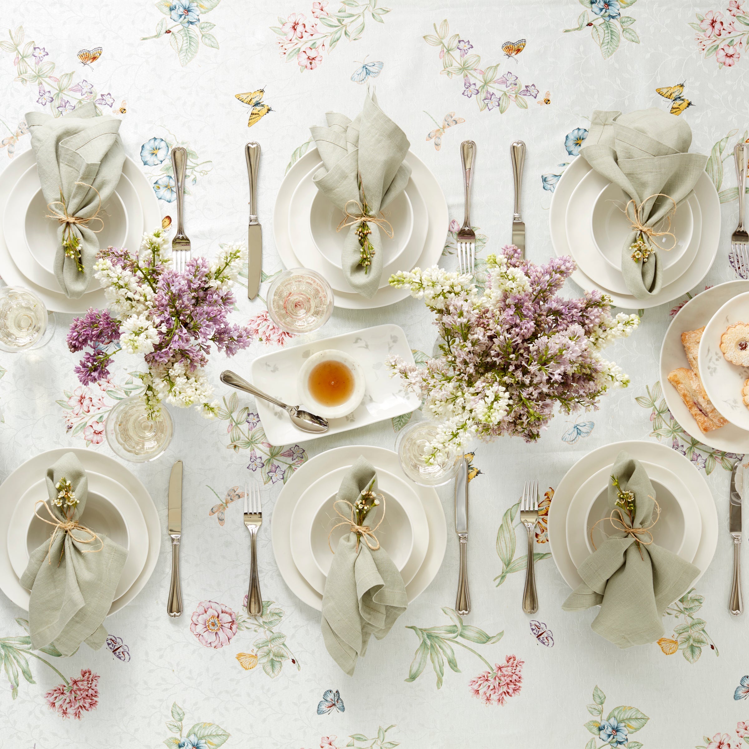 Alternative view of Bay Colors 12 Piece Dinnerware Set, White