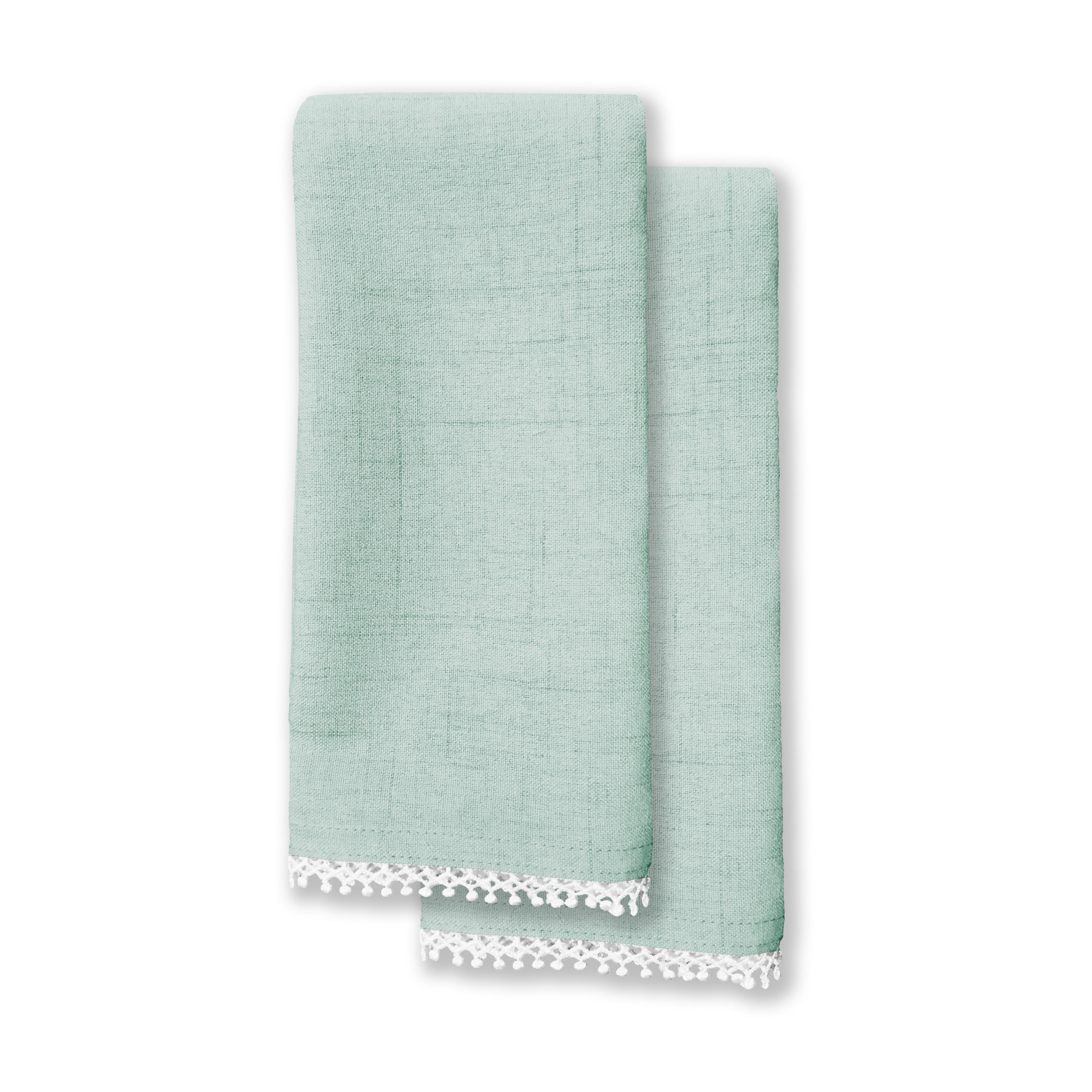 Alternative view of French Perle Ice Blue Napkin   2 Pack