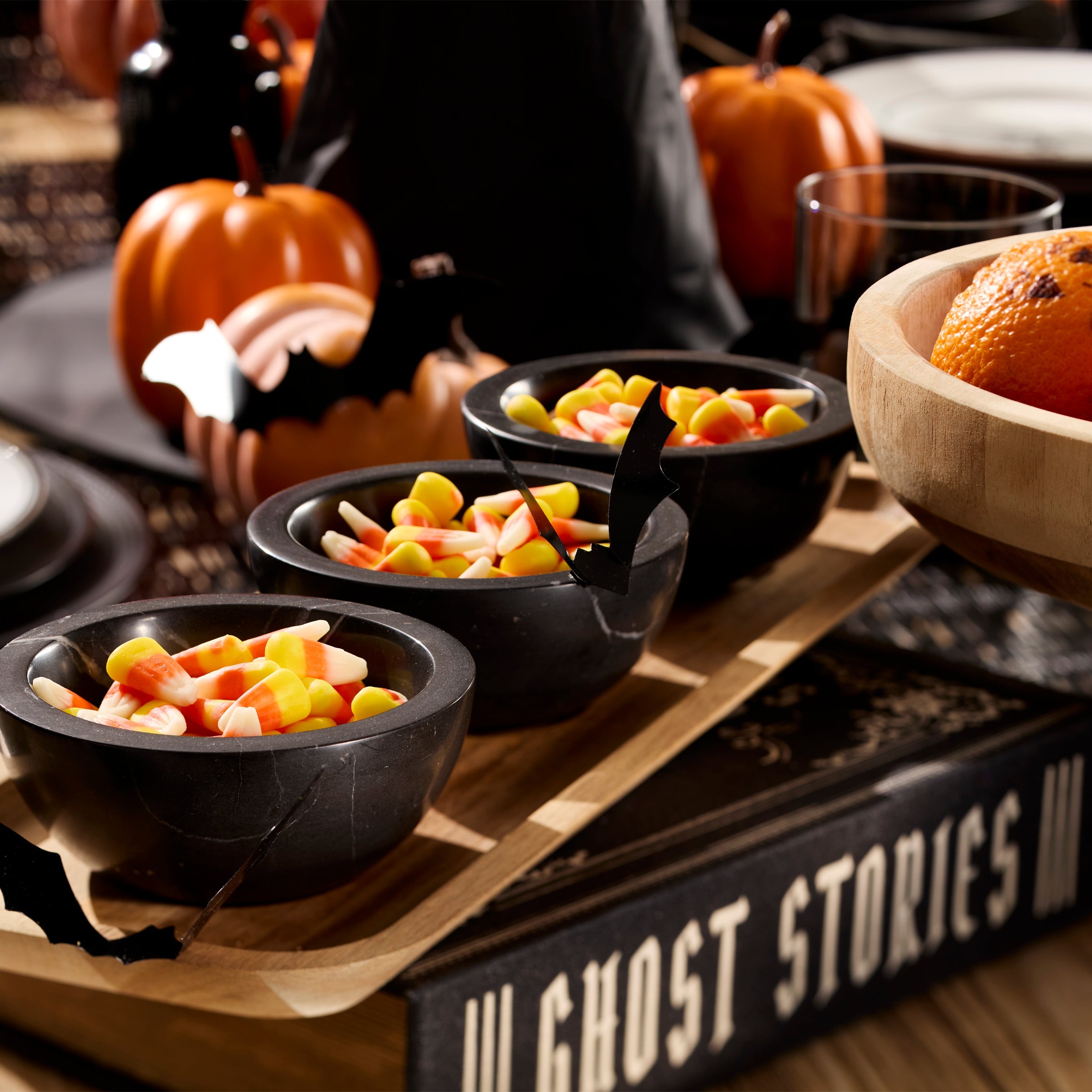 Alternative view of LX Collective Tray With 3 Dip Bowls