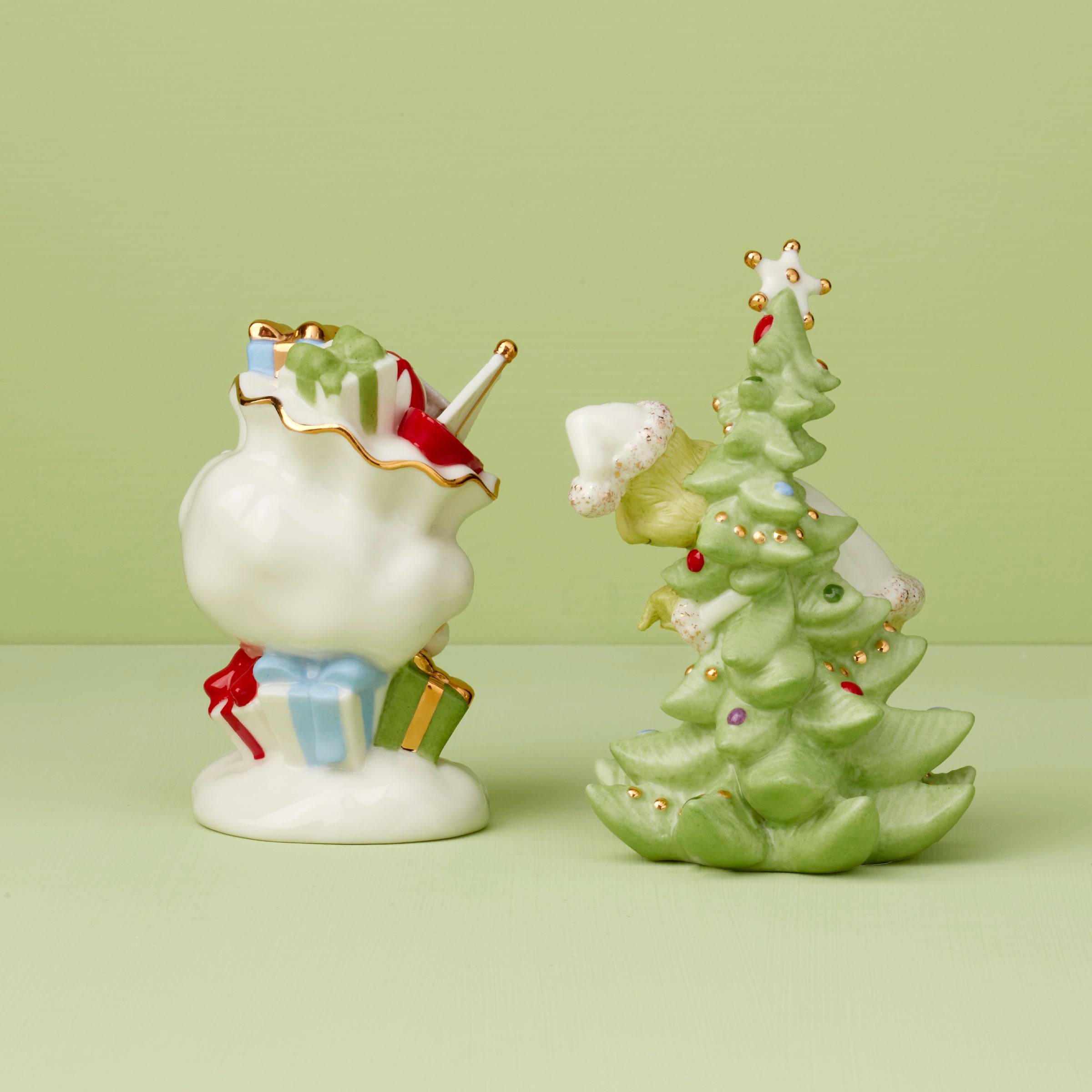 Alternative view of Merry Grinchmas Salt & Pepper Set