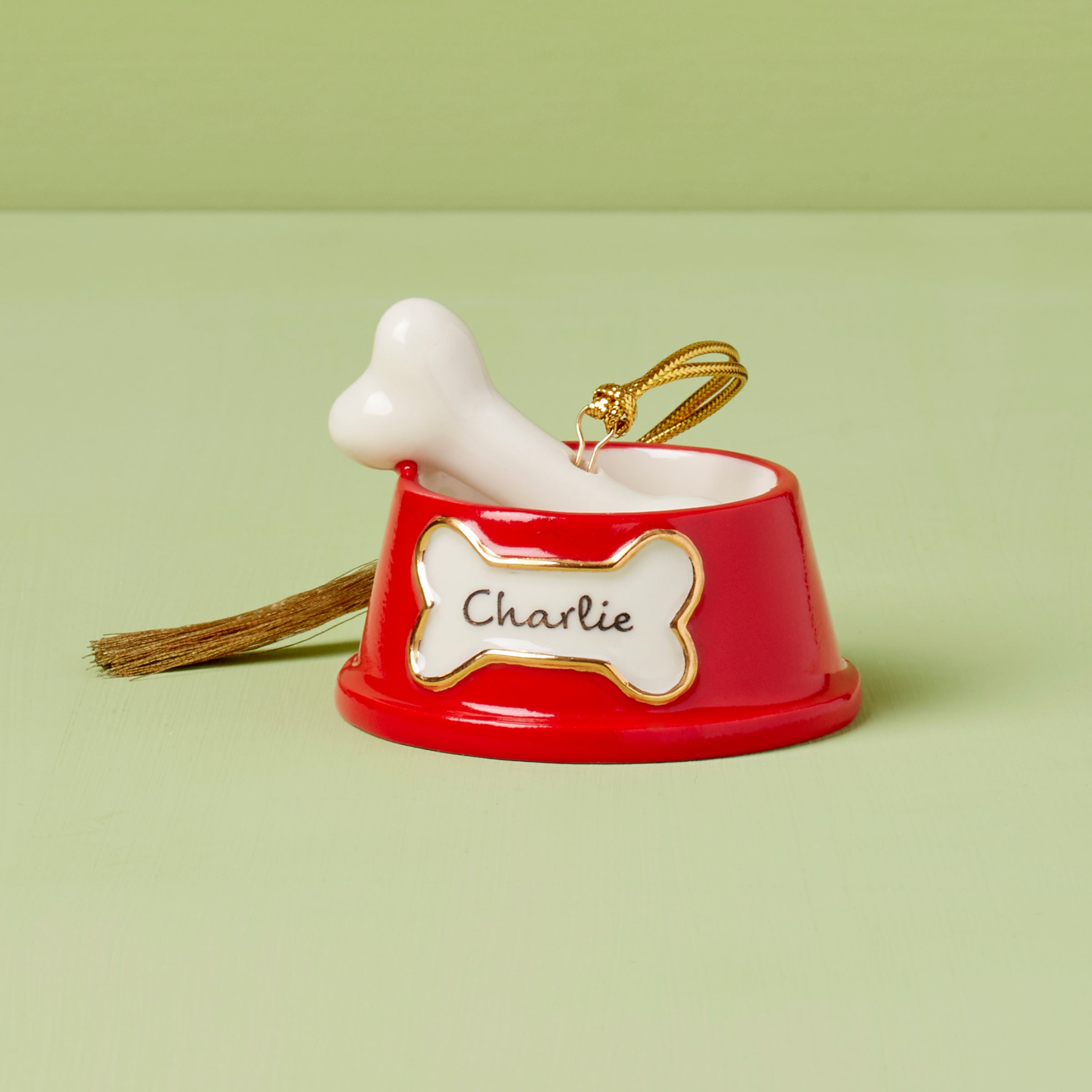 Personalized Dog Bone Ornament