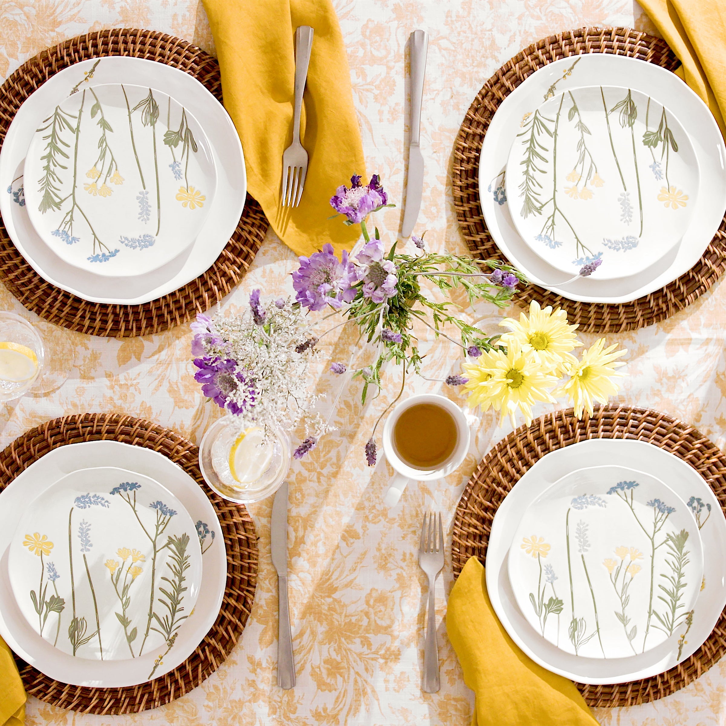 Wildflowers 12 Piece Dinnerware Set - Image 3