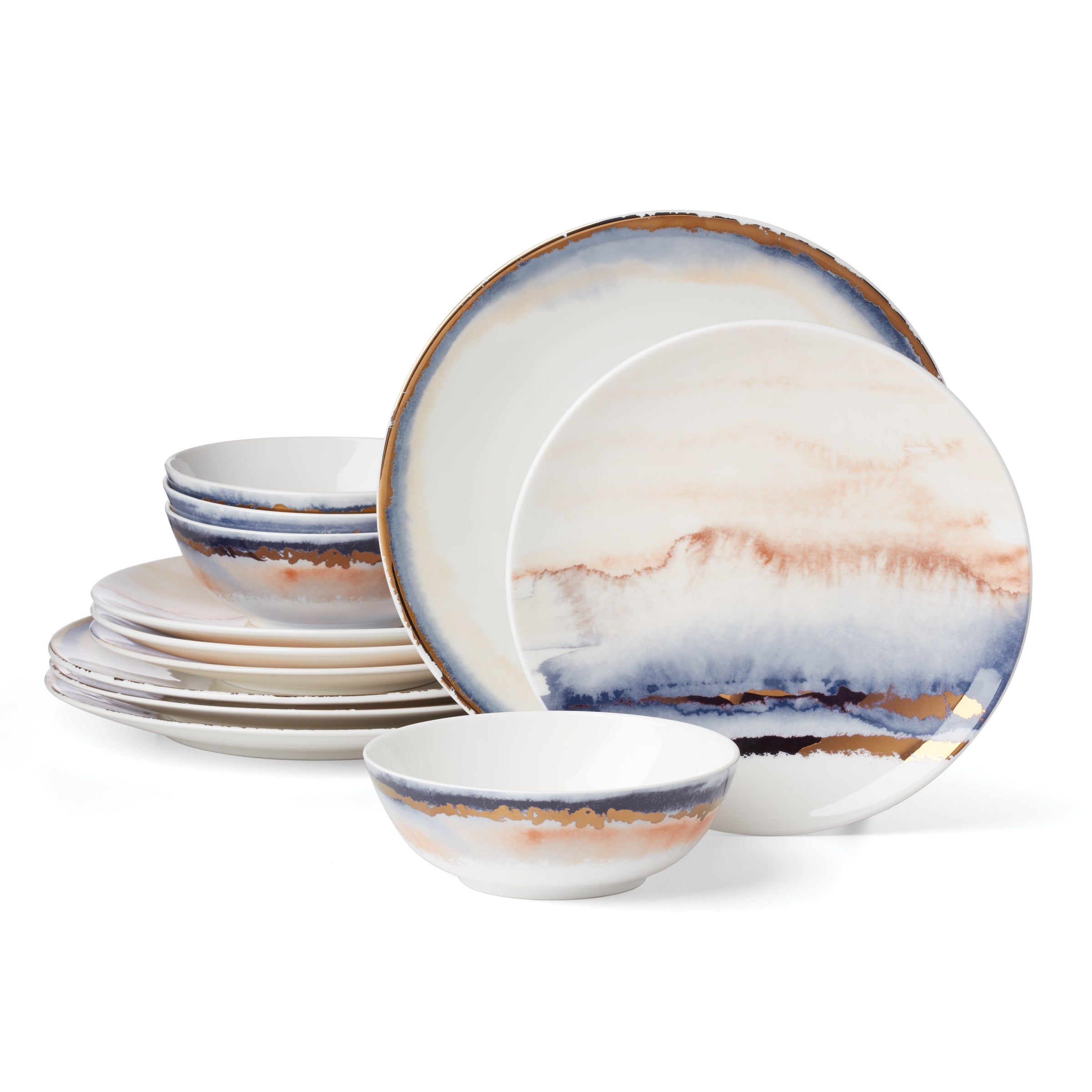 Summer Radiance 12 Piece Dinnerware Set