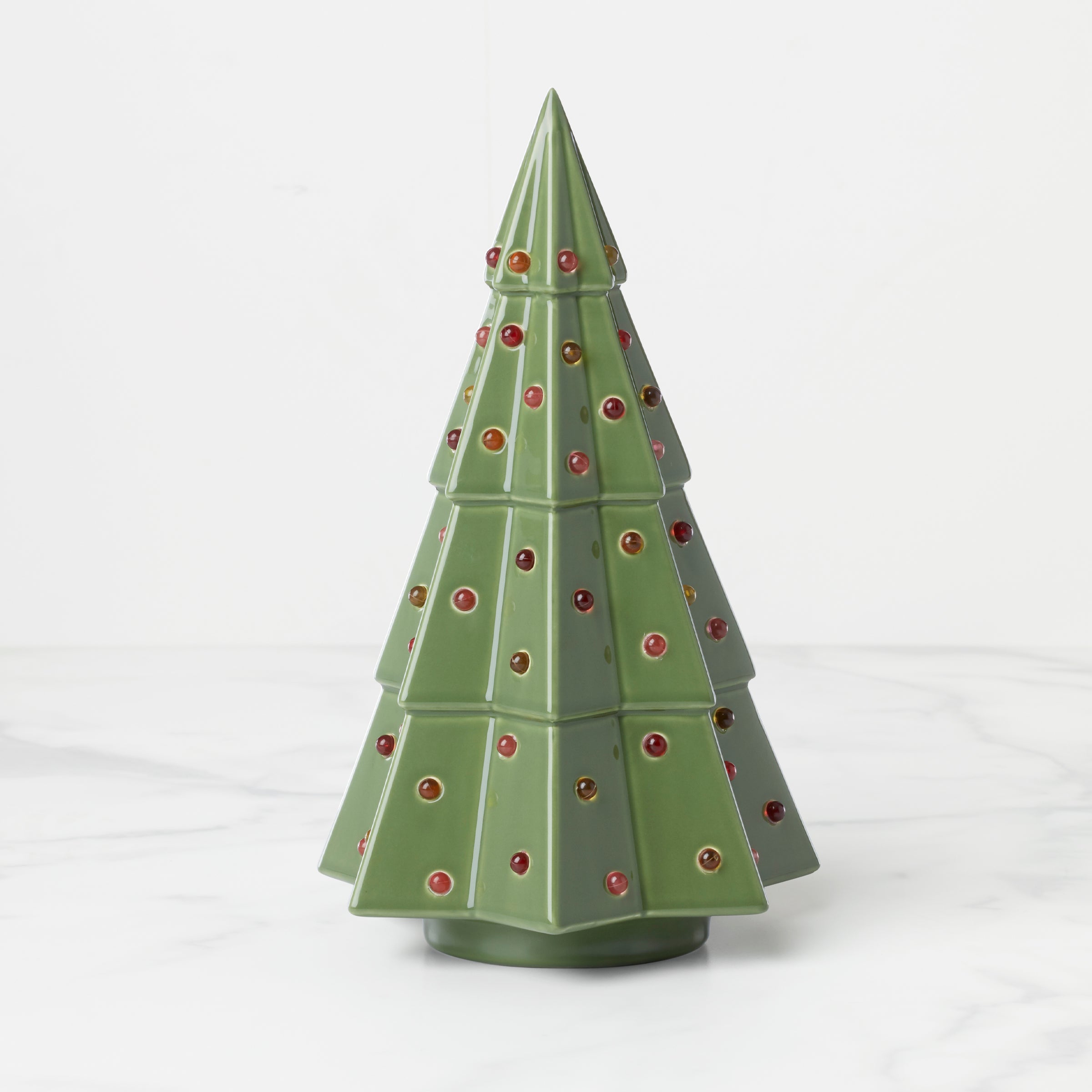 Alternative view of Evergreen Large Lit Tree Figurine