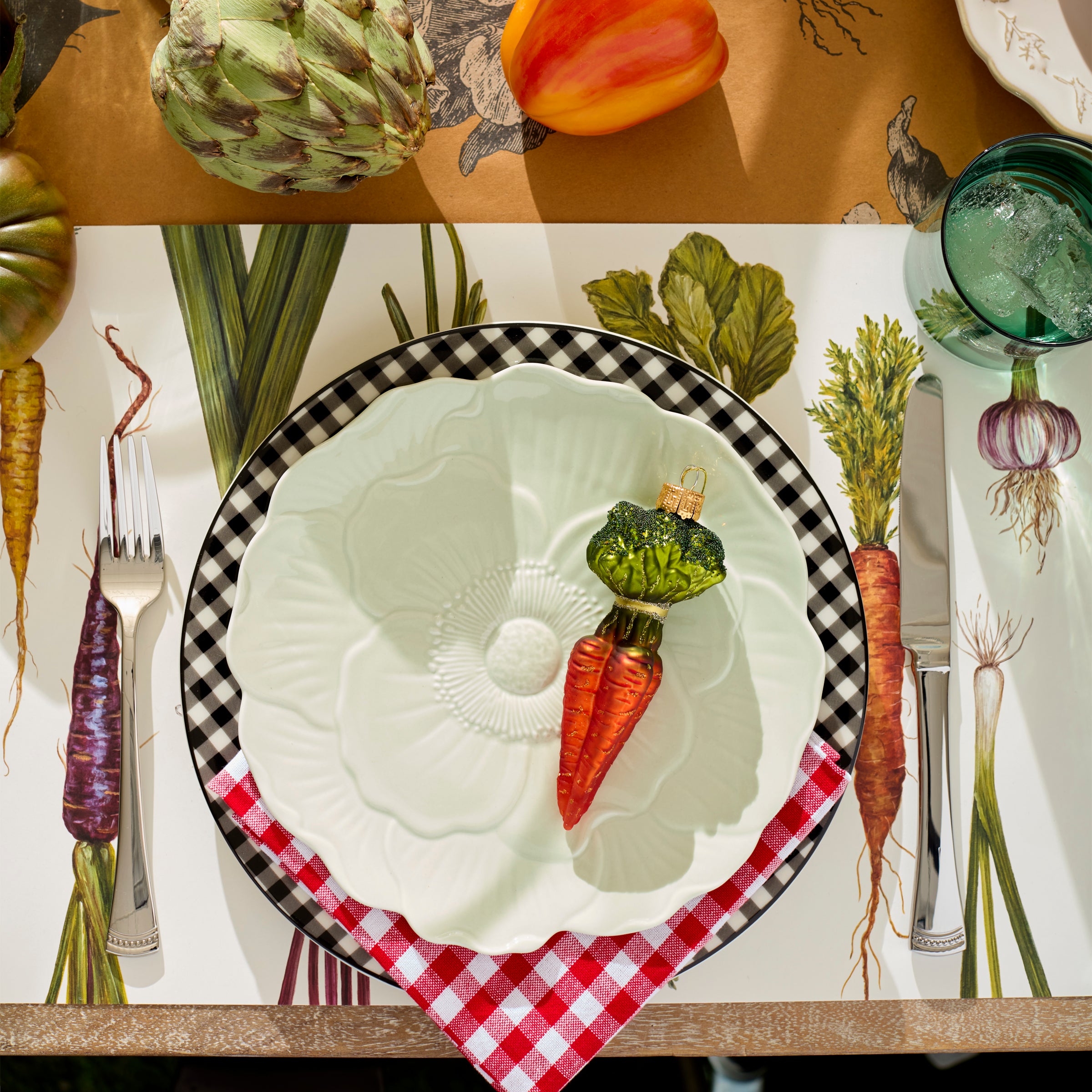 Alternative view of Blown Glass Carrot Ornament