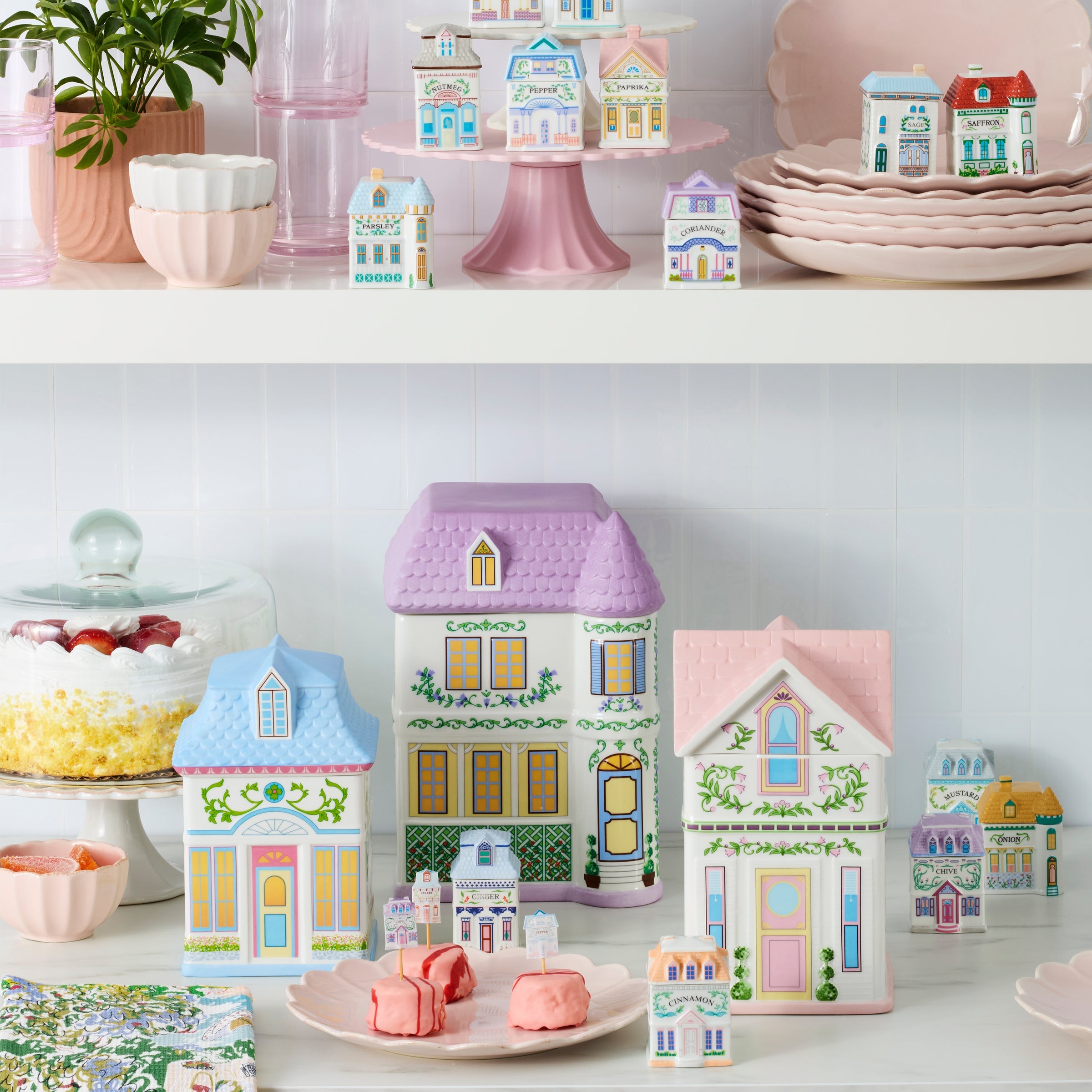 Lenox Spice Village House Canisters, Set of 3 - Image 4