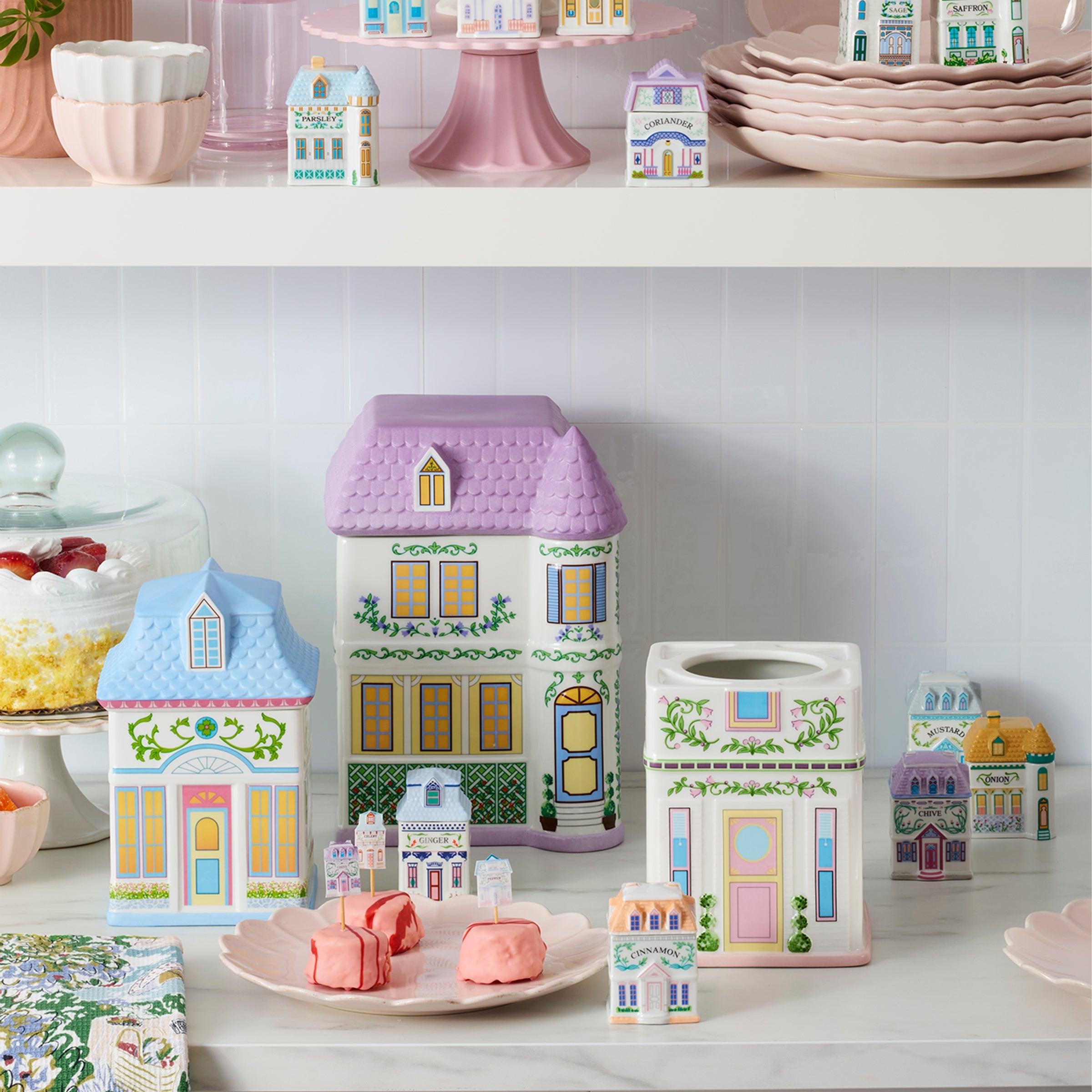 Lenox Spice Village House Canisters, Set of 3 - Image 6