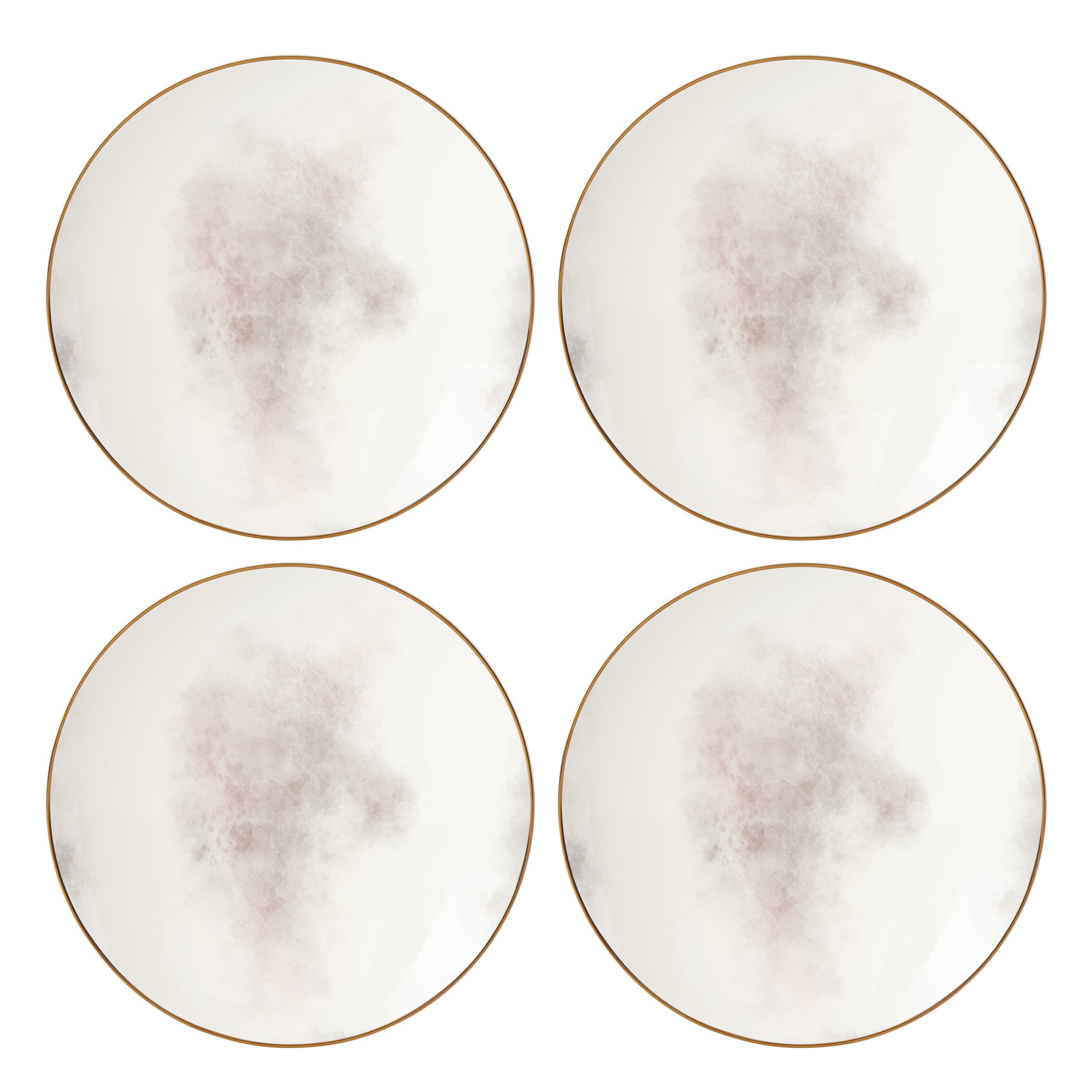 Trianna Coupe Salad Plates   Set of 4