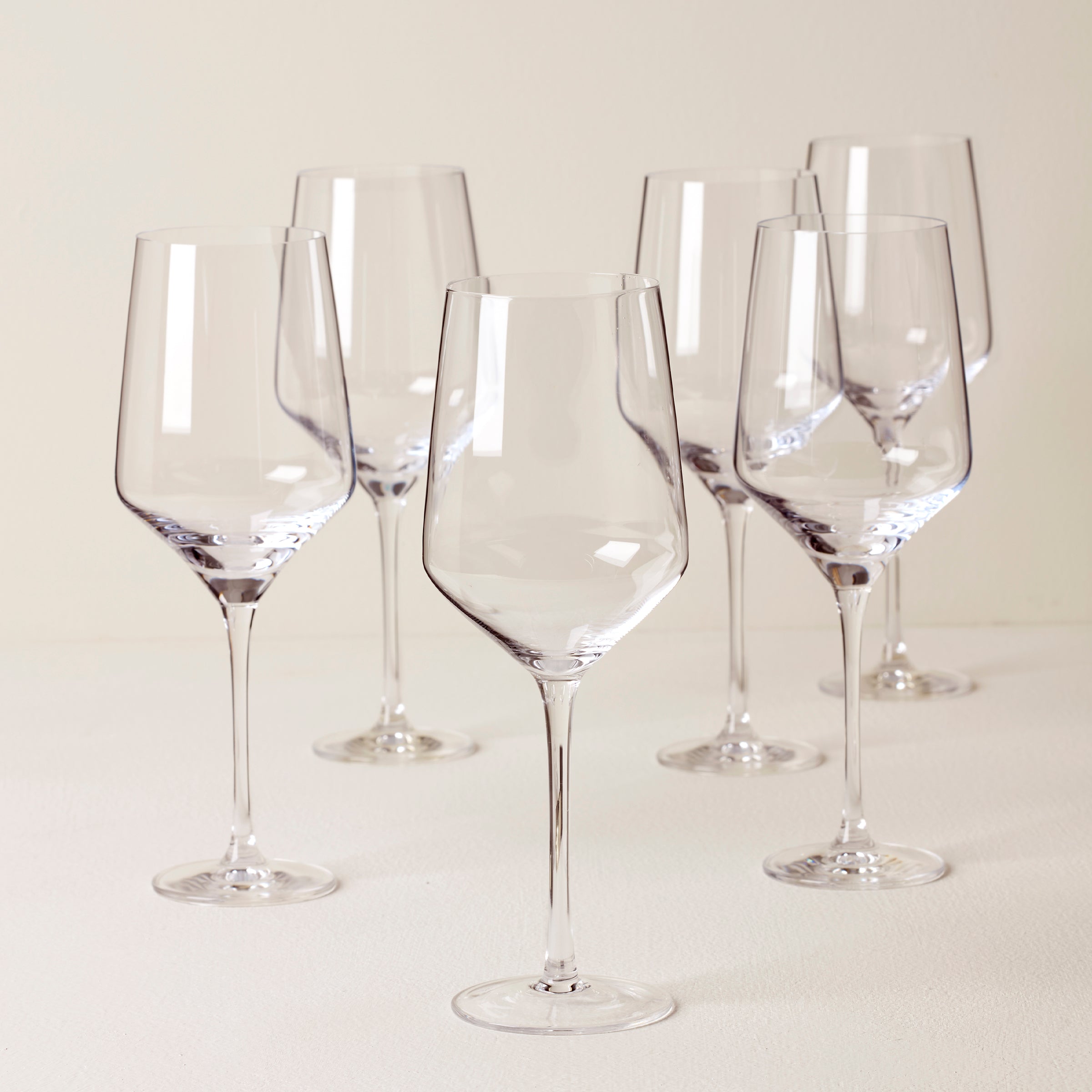 Tuscany Classics Angled Wine Glasses   Set Of 6