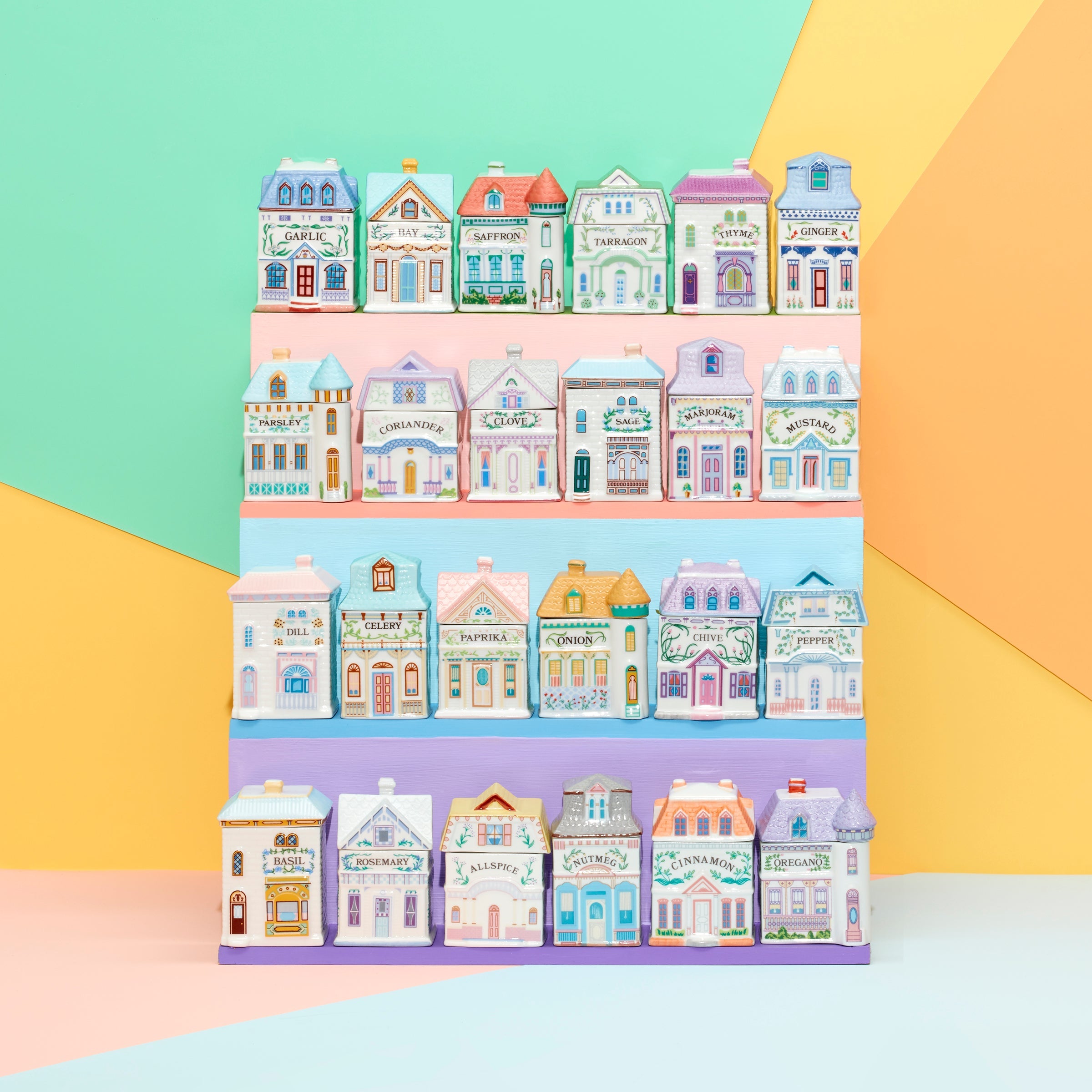 Lenox Spice Village Garlic Spice Jar - Image 3