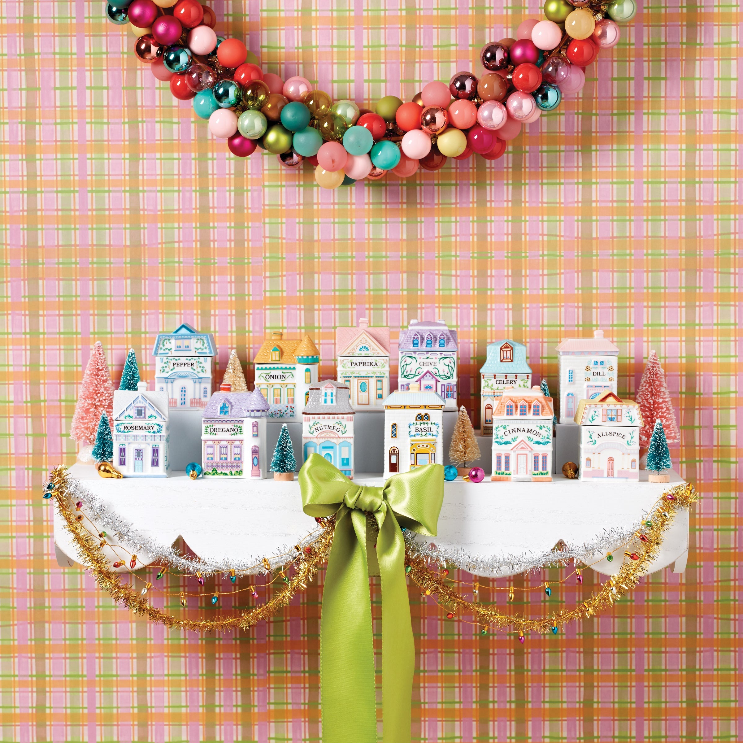 Alternative view of Lenox Spice Village 6 Piece Garden District Spice Jar Set