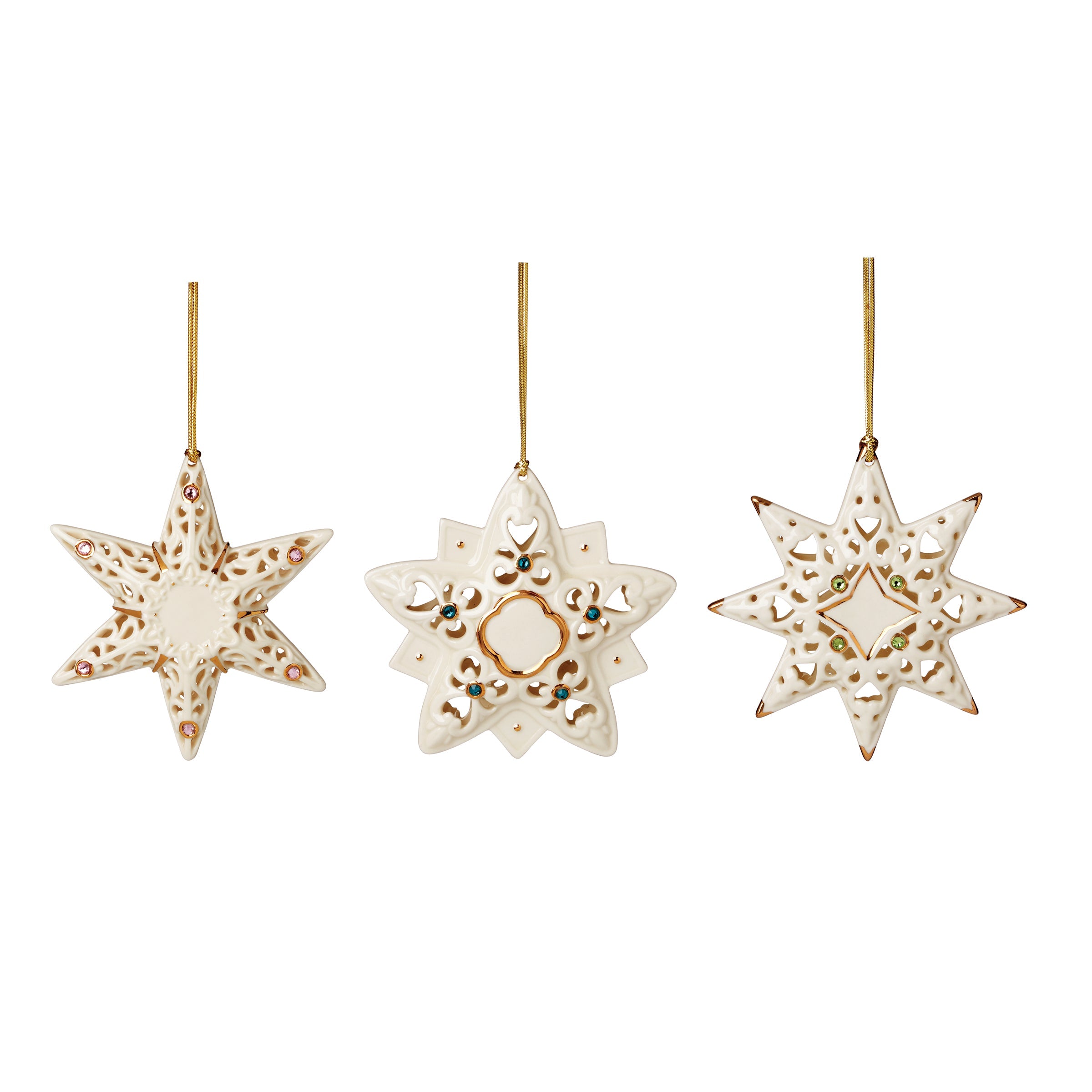 Alternative view of Pierced Star Ornaments   Set Of 3