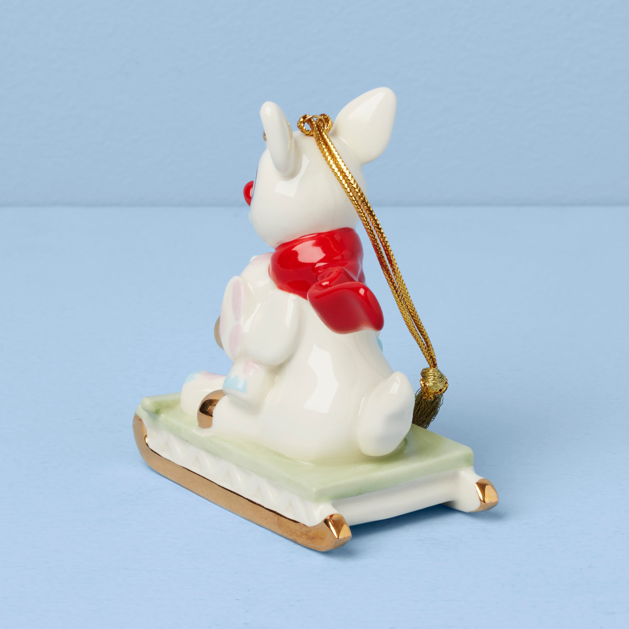 Alternative view of Personalized Rudolph With Misfit Elephant Ornament