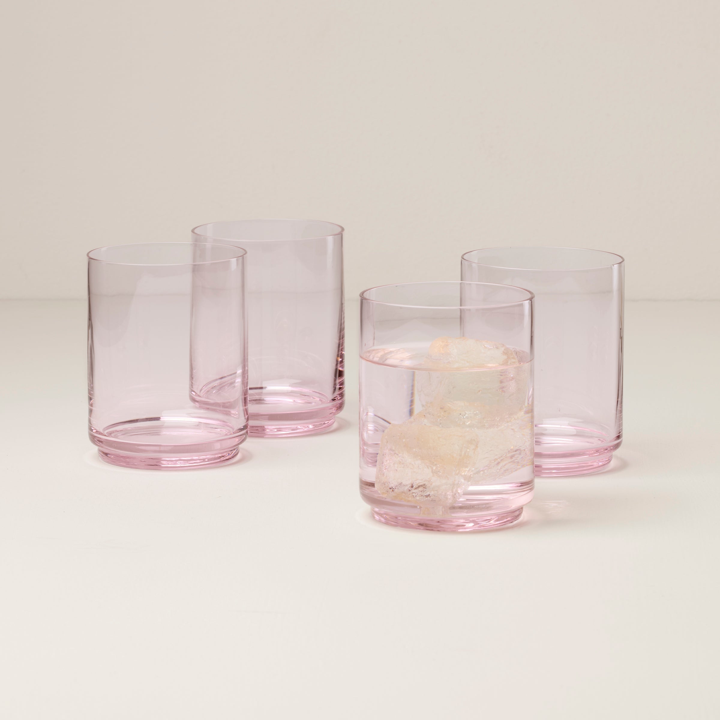Alternative view of Tuscany Stackable Blush Tall Glasses   Set Of 4