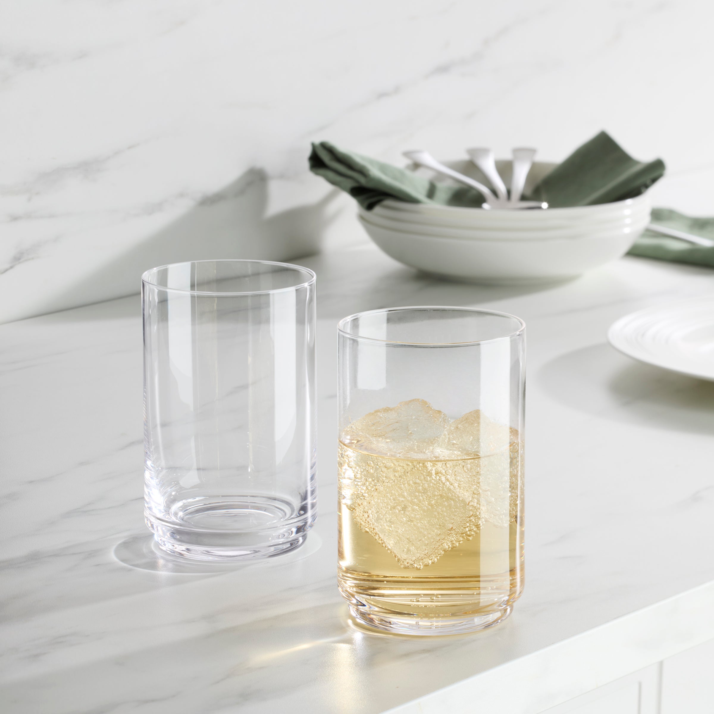 Tuscany Stackable Glass Coolers Set Of 6 - Image 3