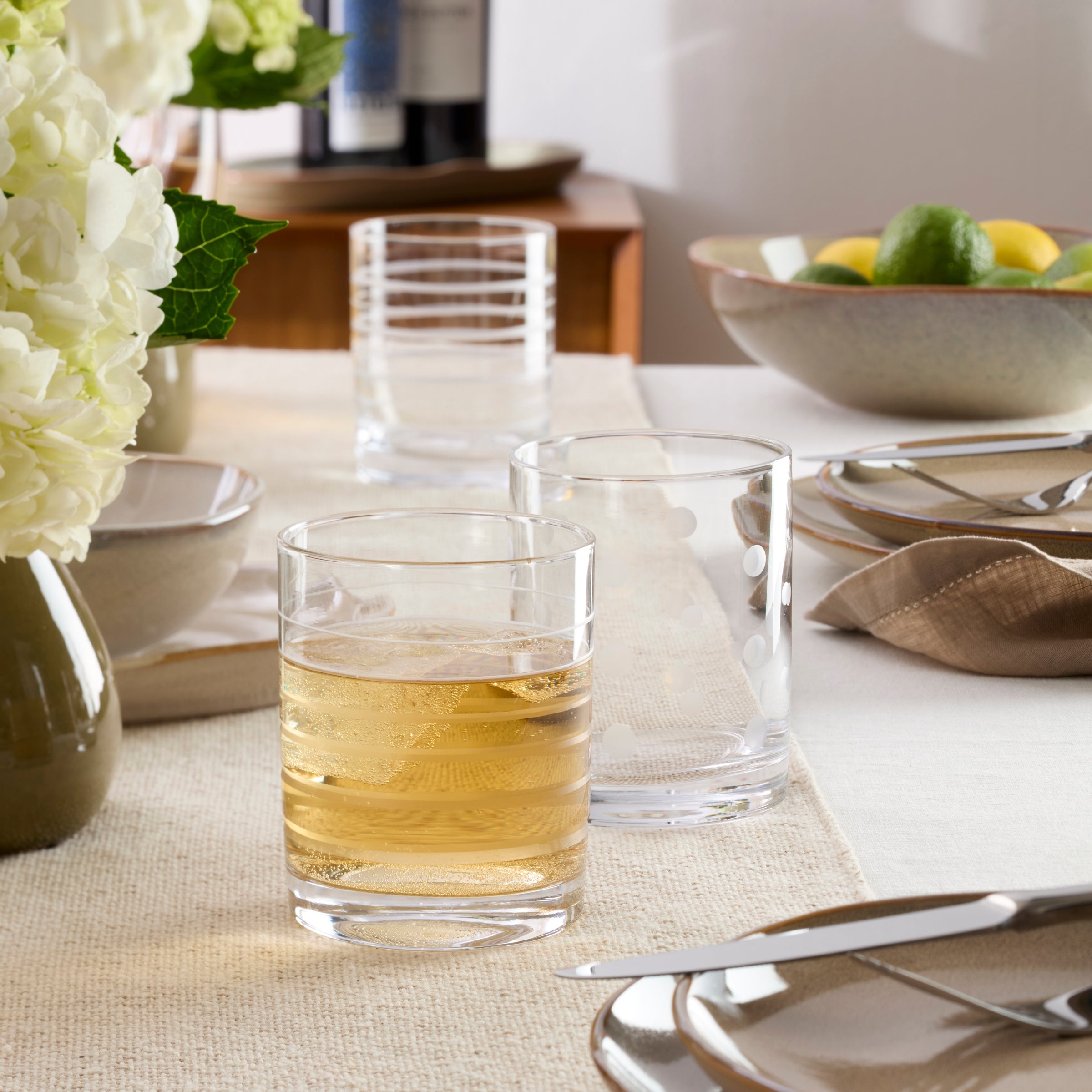 Alternative view of Mingle Double Old Fashion Glasses   Set Of 4