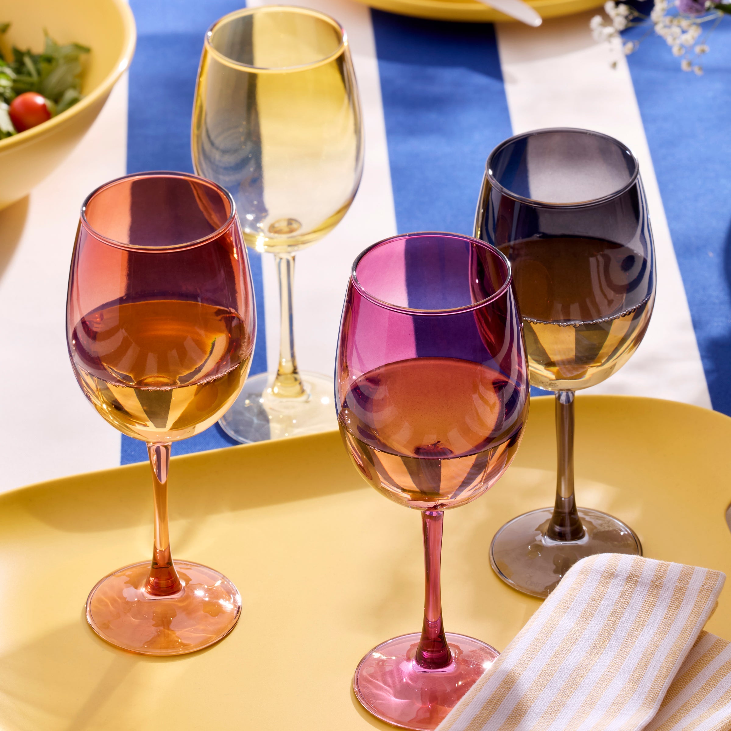 Golden Hour All Purpose Wine Glasses Set Of 4 - Image 5