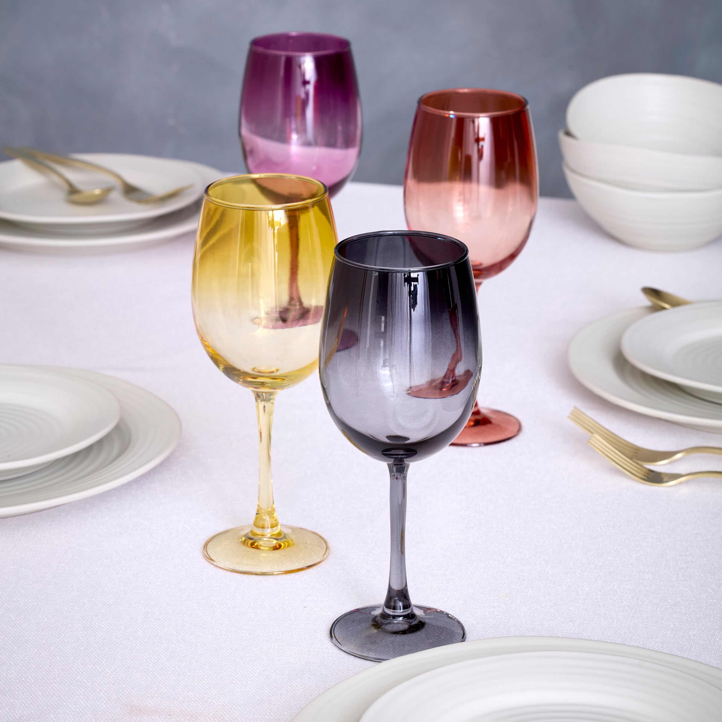 Golden Hour All Purpose Wine Glasses Set Of 4 - Image 4