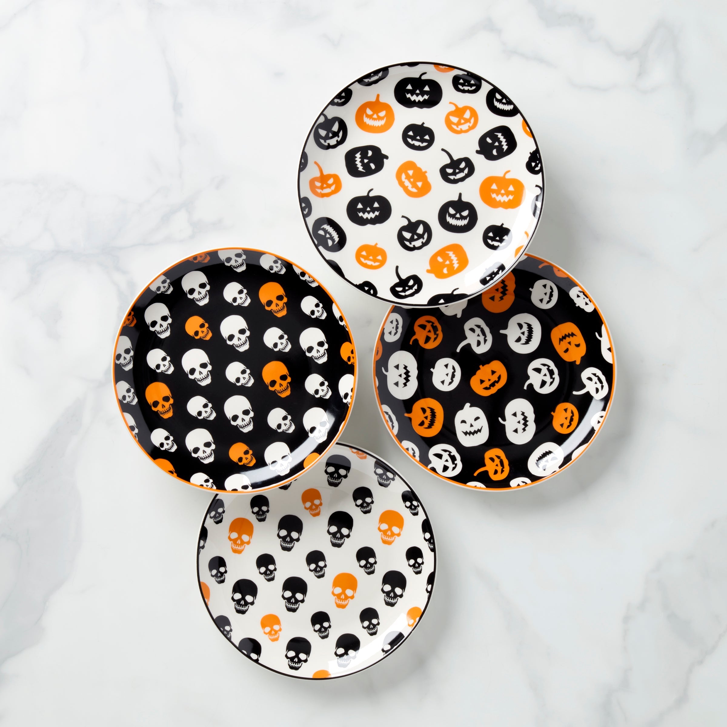 Vintro Halloween Accent Plates   Set of 4