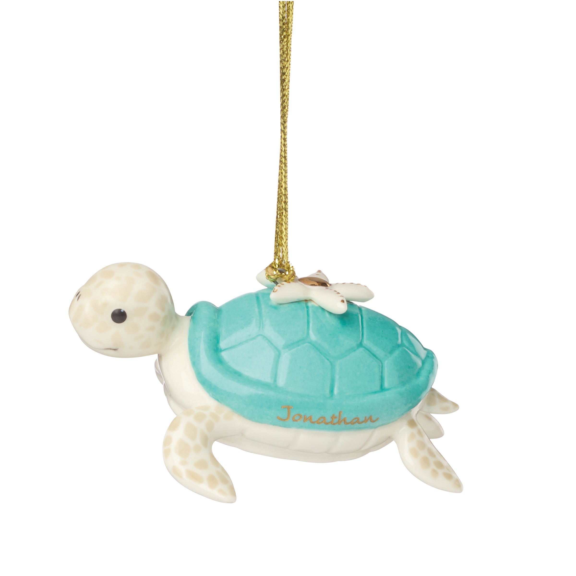 Alternative view of Personalized Sea Turtle Ornament