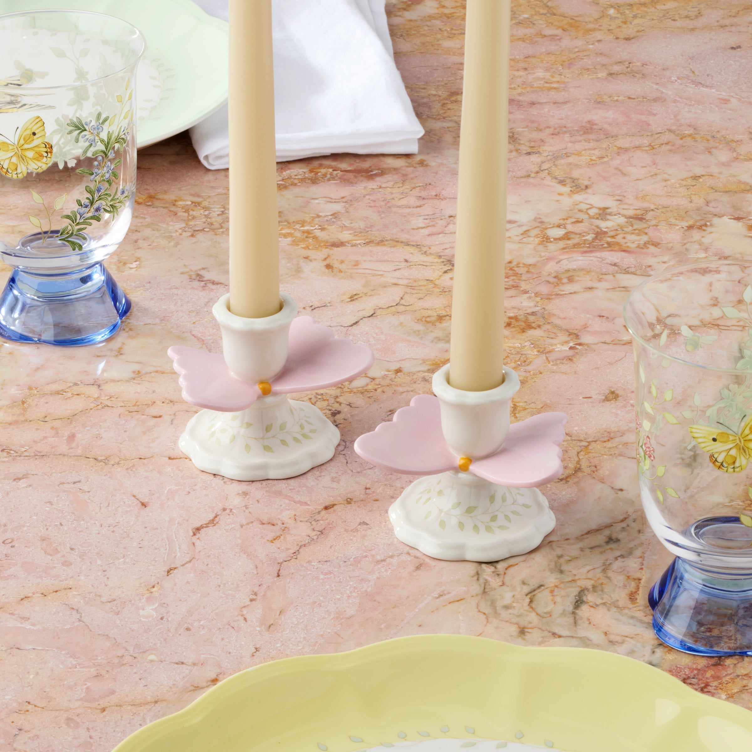 Butterfly Meadow Candlestick Holders Set of 2 - Image 5
