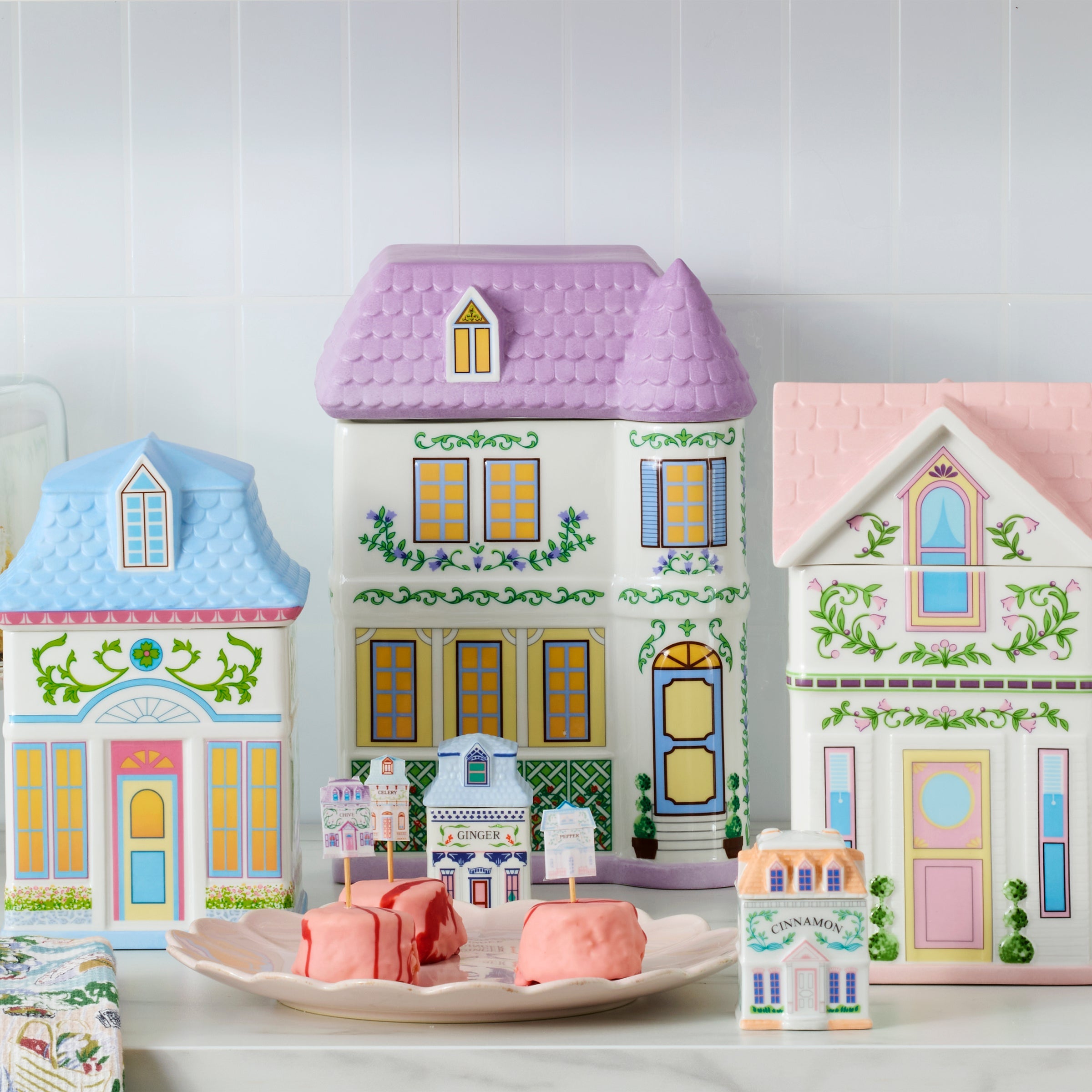 Lenox Spice Village House Canisters, Set of 3 - Image 7