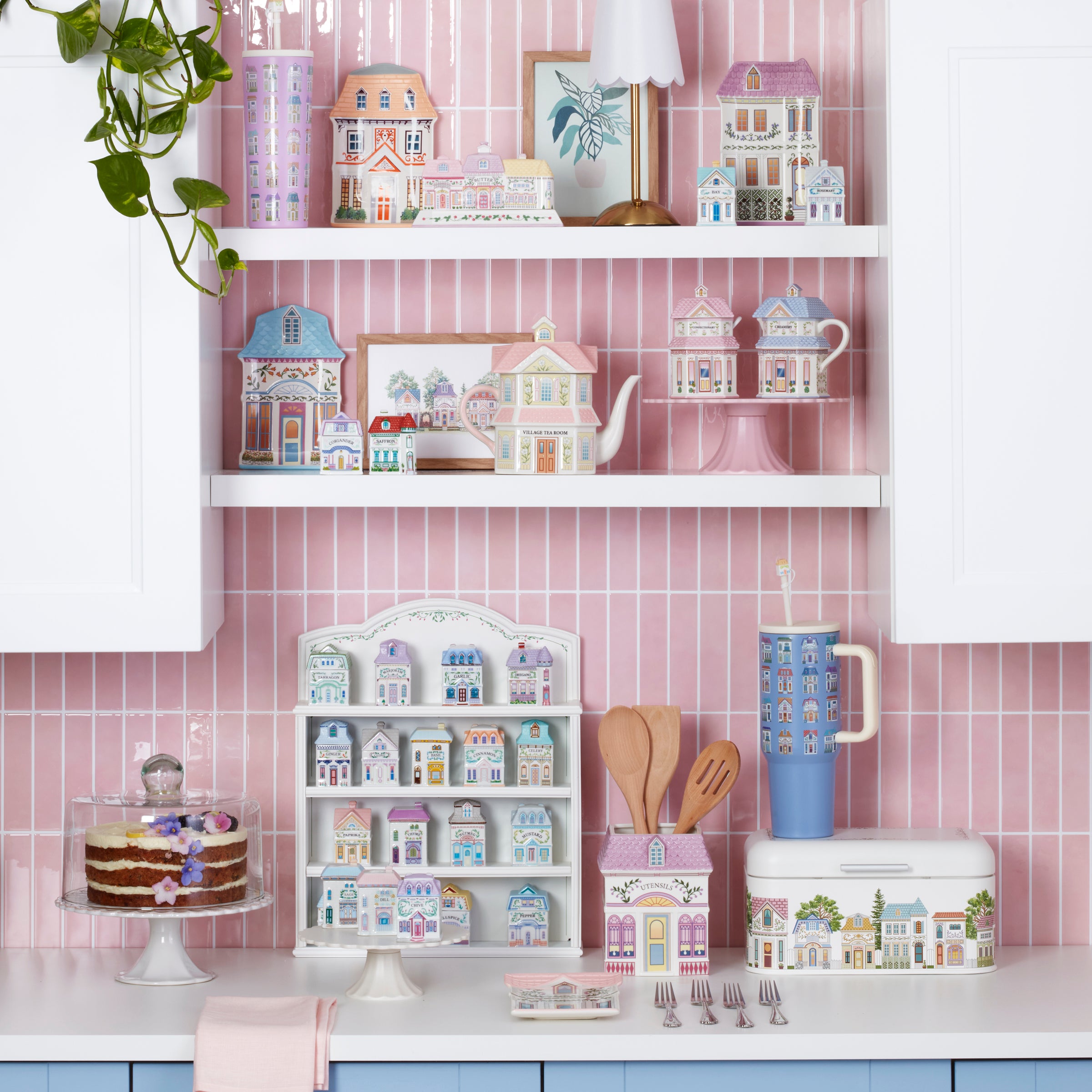 Lenox Spice Village Can Cooler Glasses, Set of 2 - Image 4