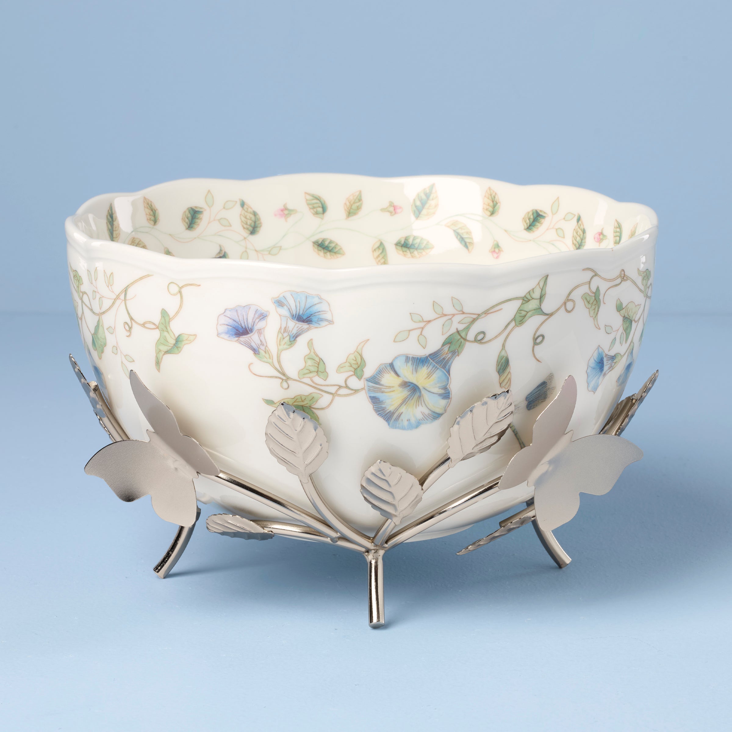 Butterfly Meadow 25th Anniversary Bowl With Stand