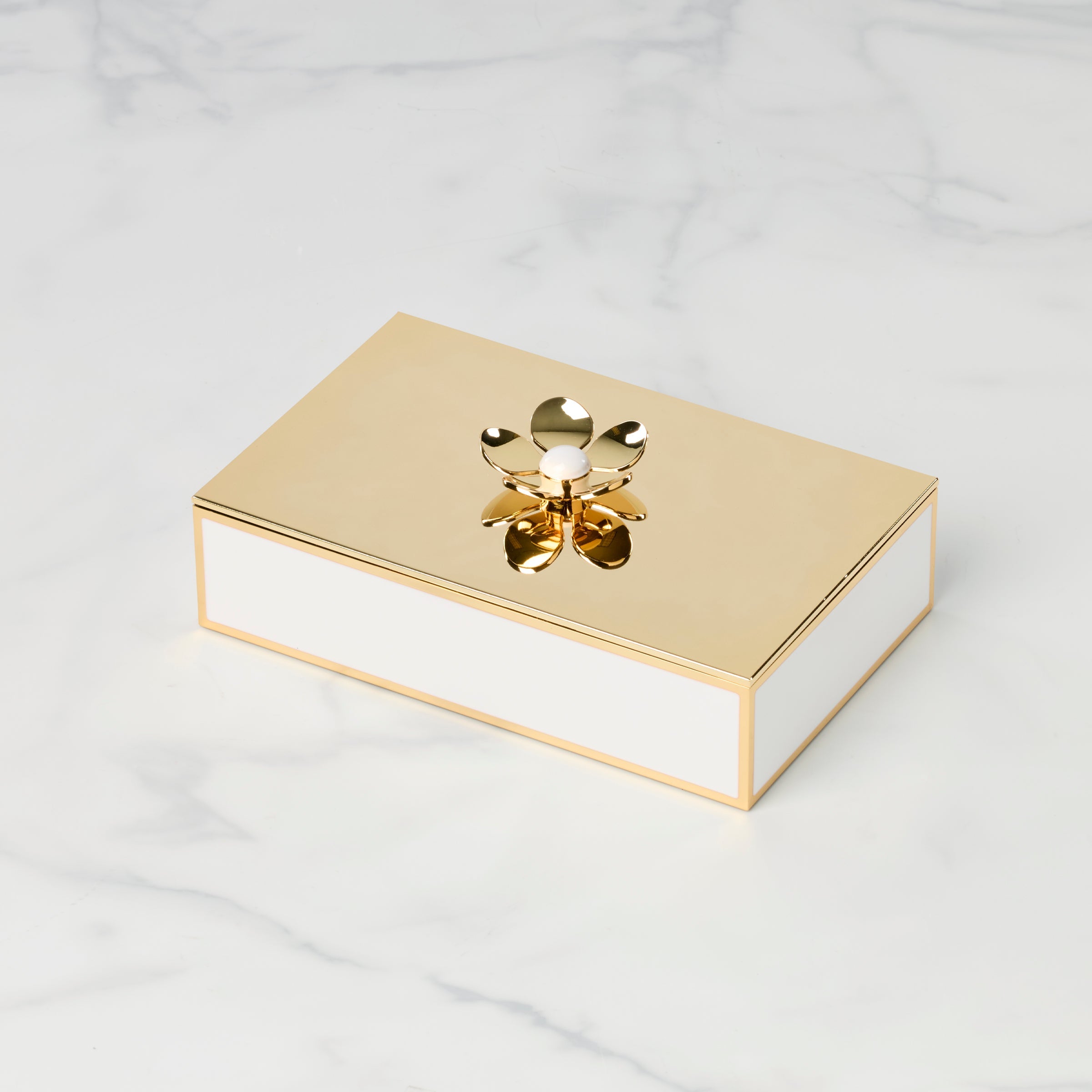 Make It Pop Gold Large Floral Box