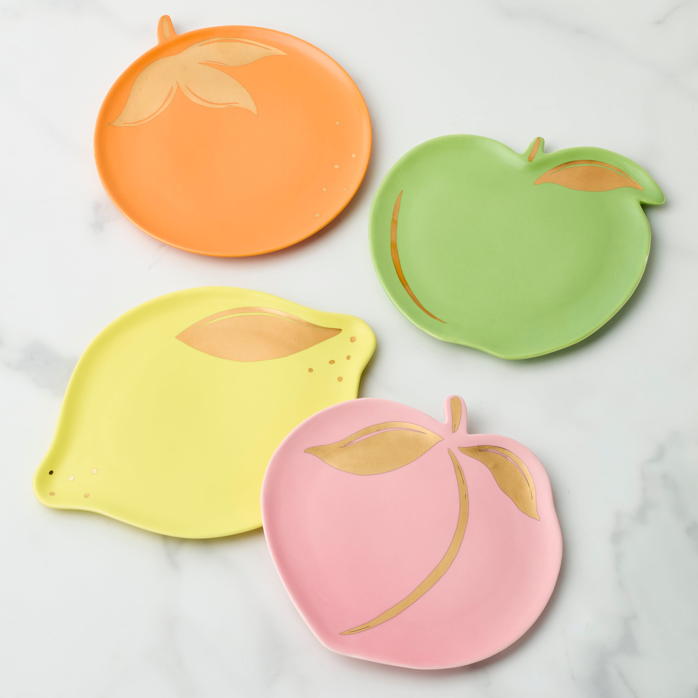 Tutti Fruity Tidbit Plates Set of 4