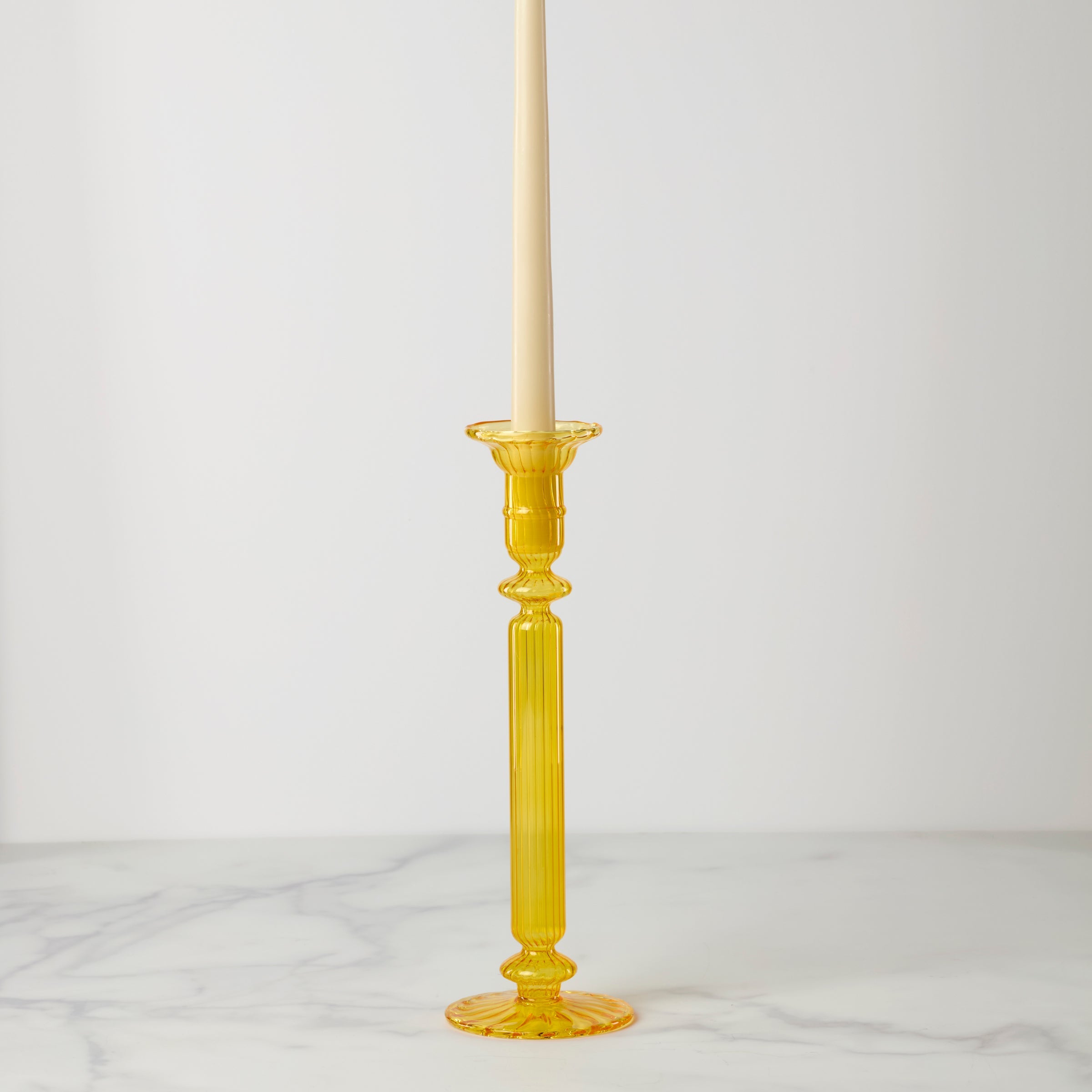 Alternative view of Nalia Candlestick Holder   Daffodil