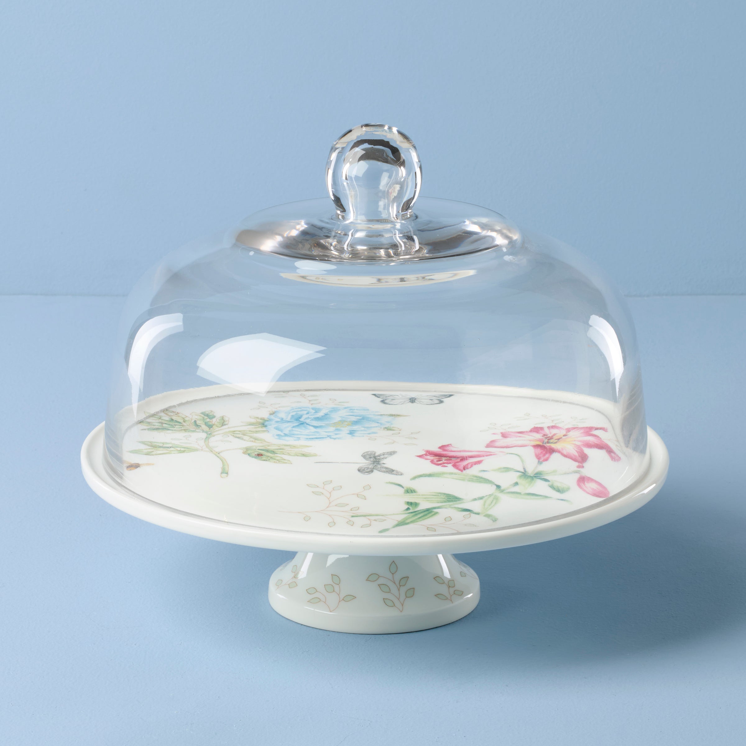 Butterfly Meadow 25th Anniversary Cake Plate