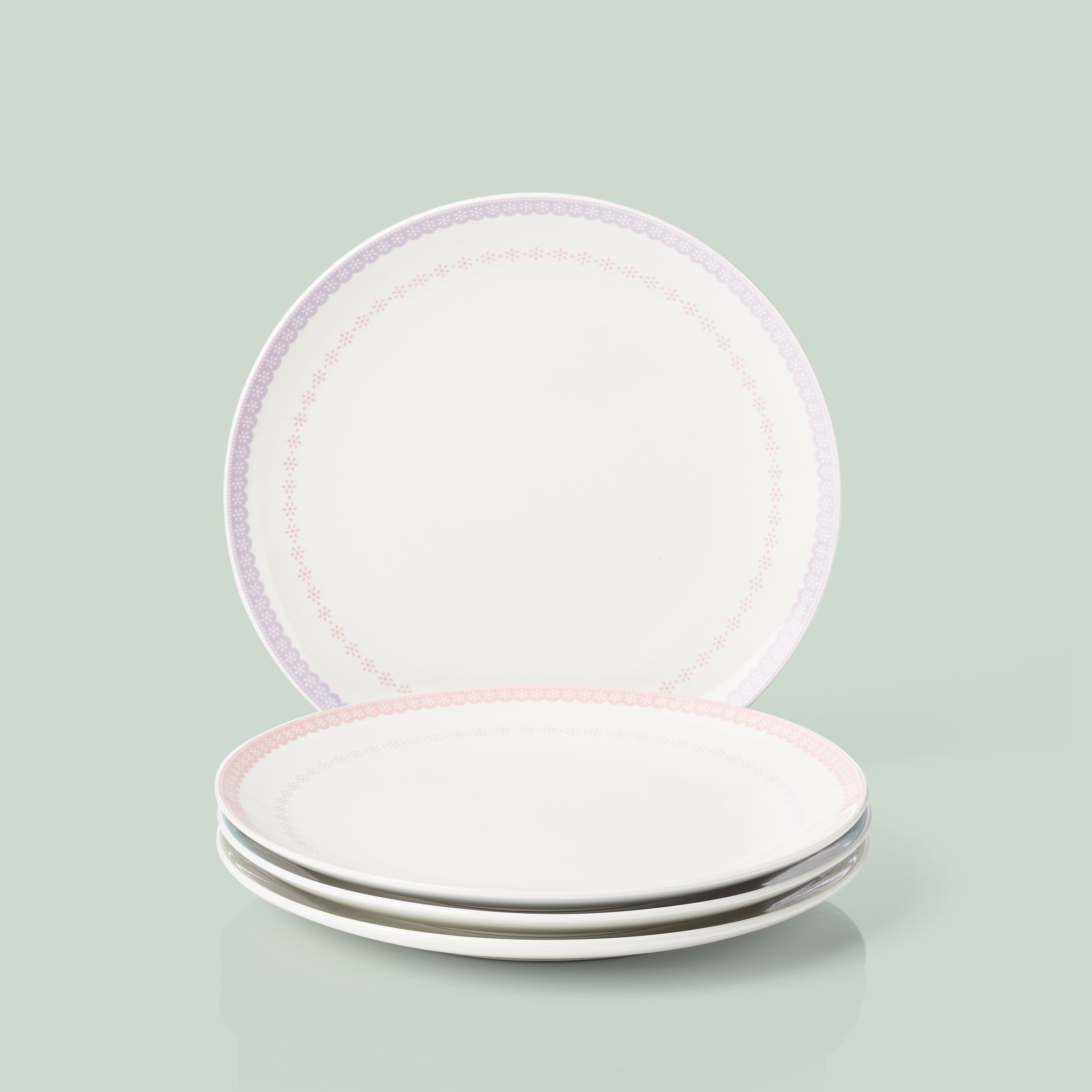 Alternative view of Bunny Hop Dinner Plates   Set of 4