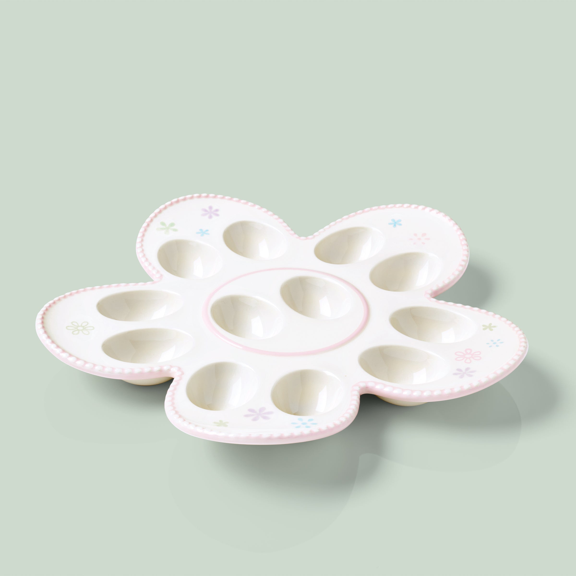 Alternative view of Bunny Hop Easter Egg Platter