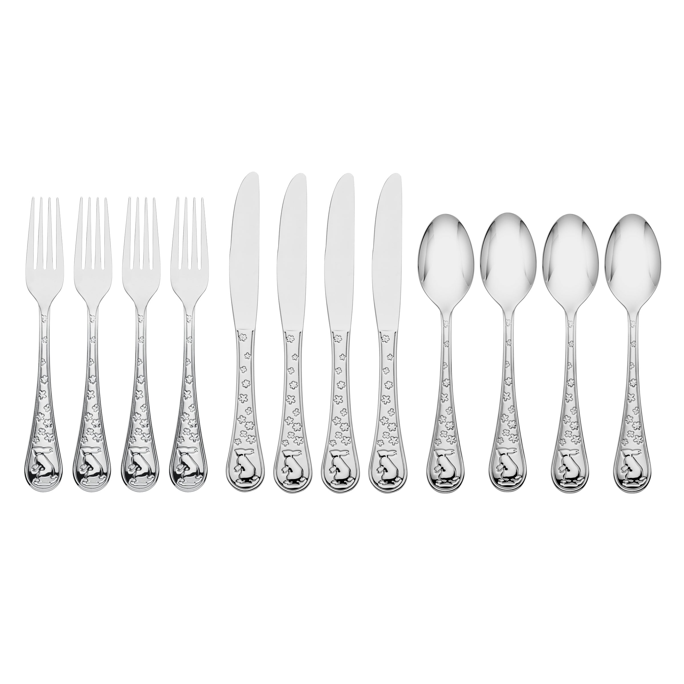 Alternative view of Bunny Hop 12 Piece Flatware Set