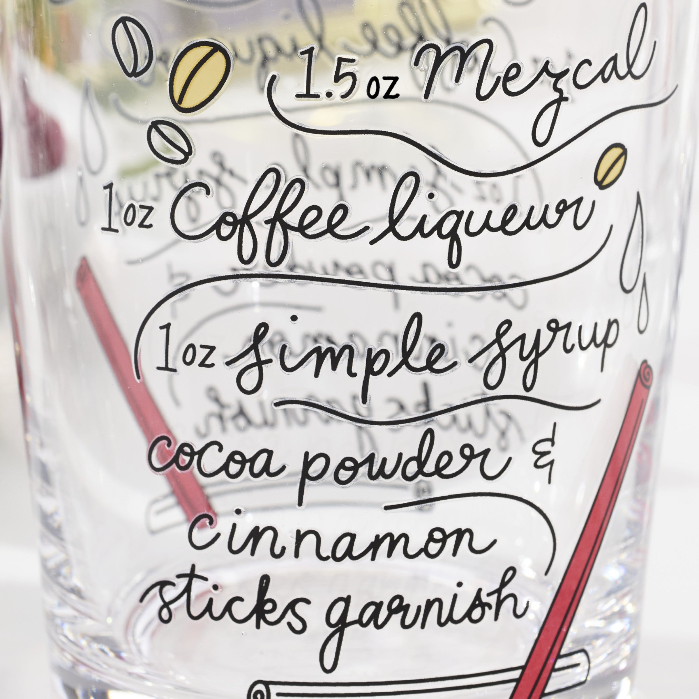 Make Merry Double Old Fashion Glasses Set Of 4 - Image 3