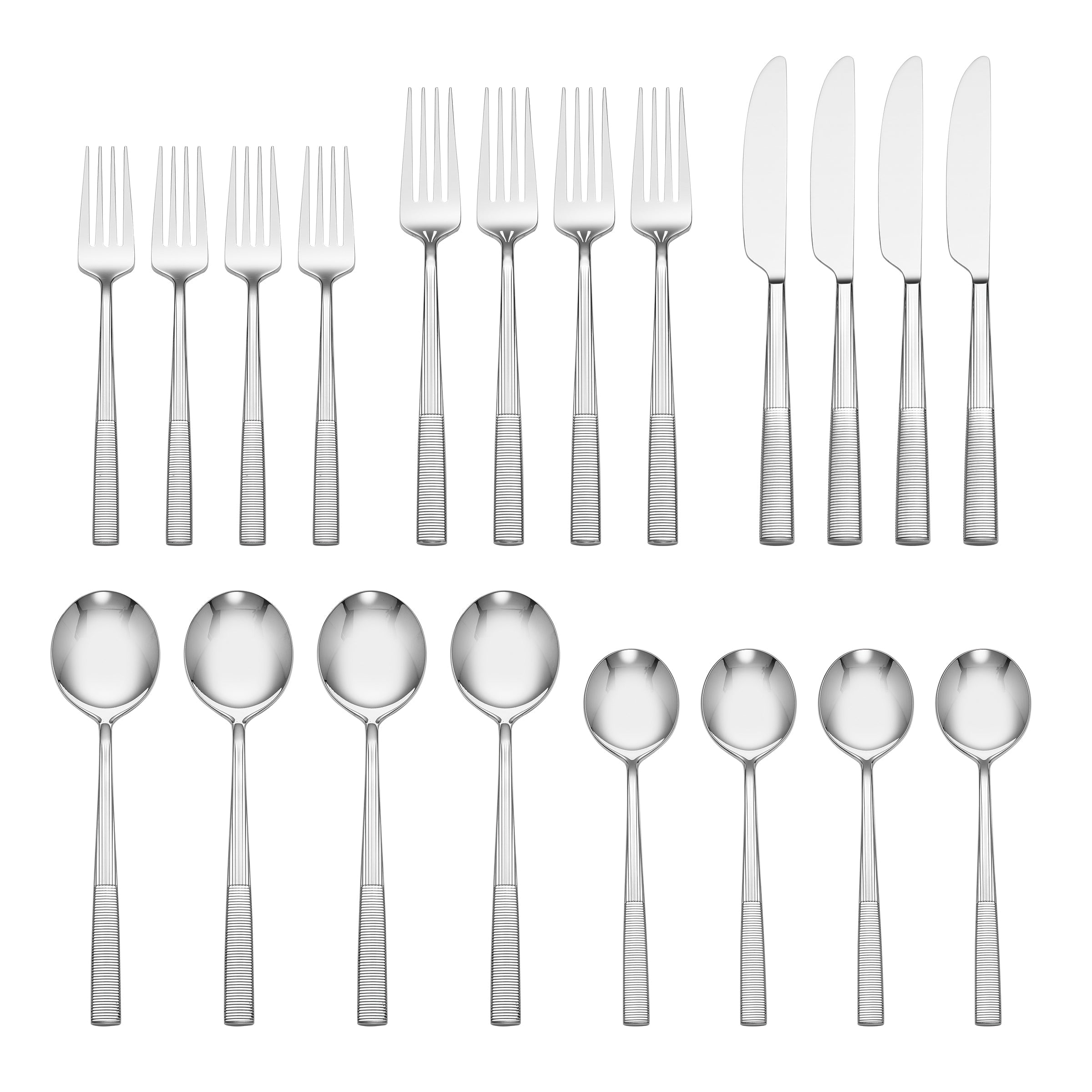 Alternative view of Modulus Mirror 20 Piece Flatware Set