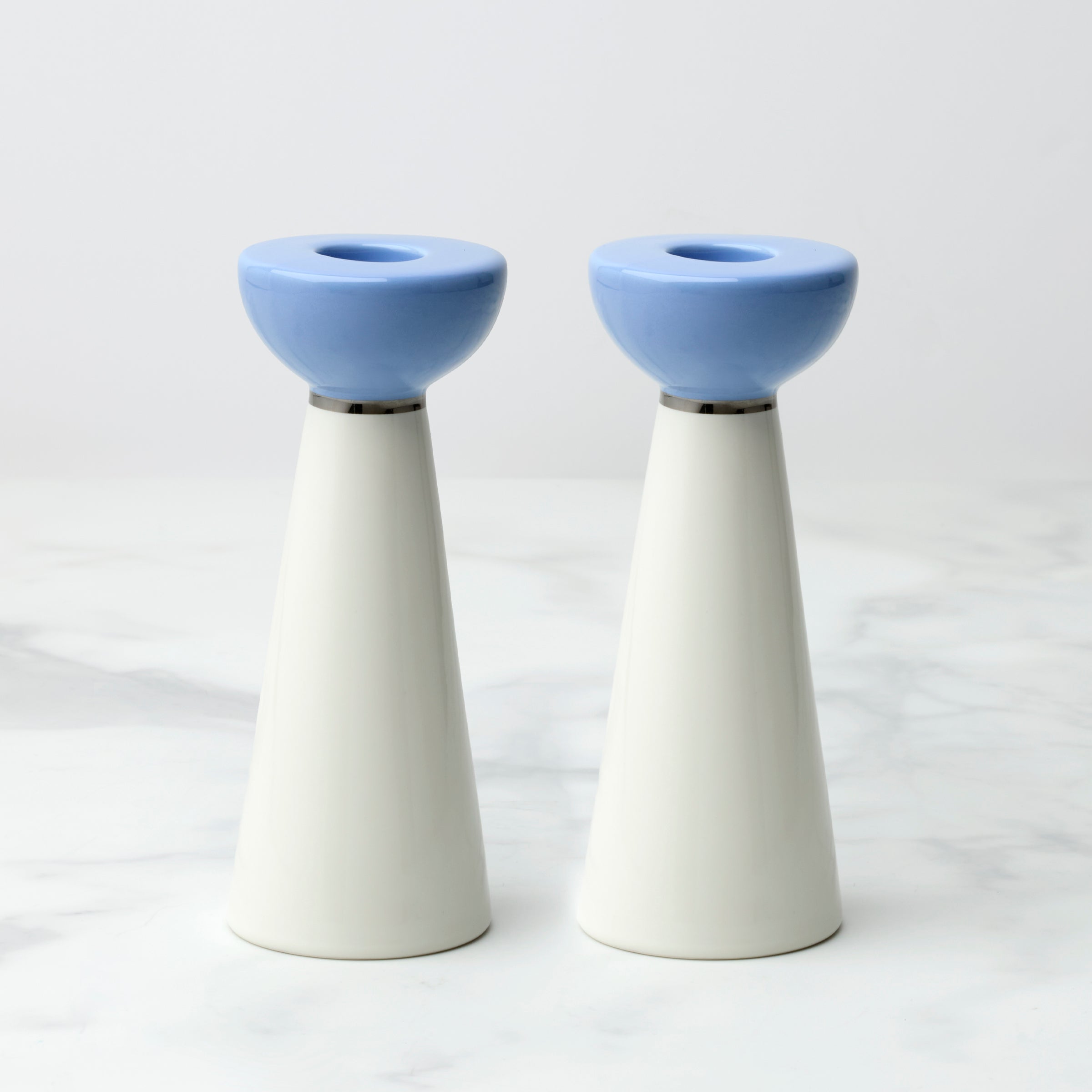 Oak Street Candlestick Holders Set of 2