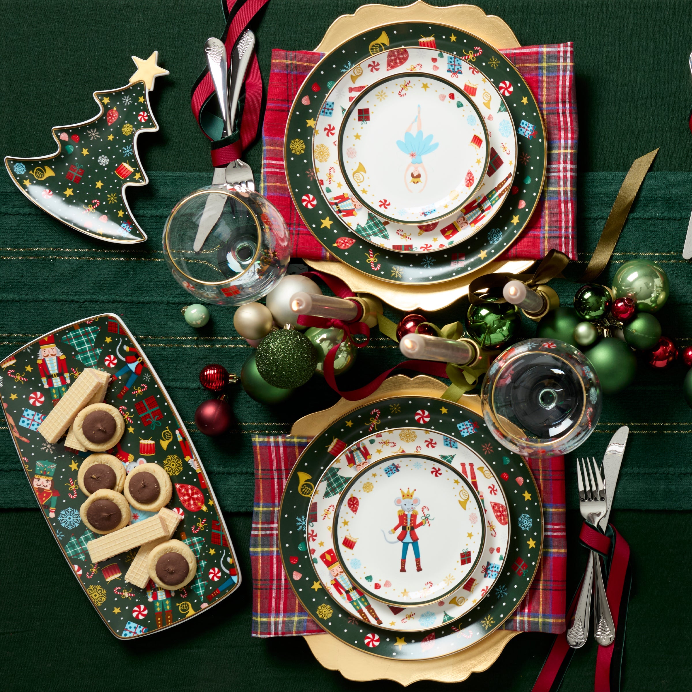 Nutcracker Ballet Dinner Plates Set of 4 - Image 3